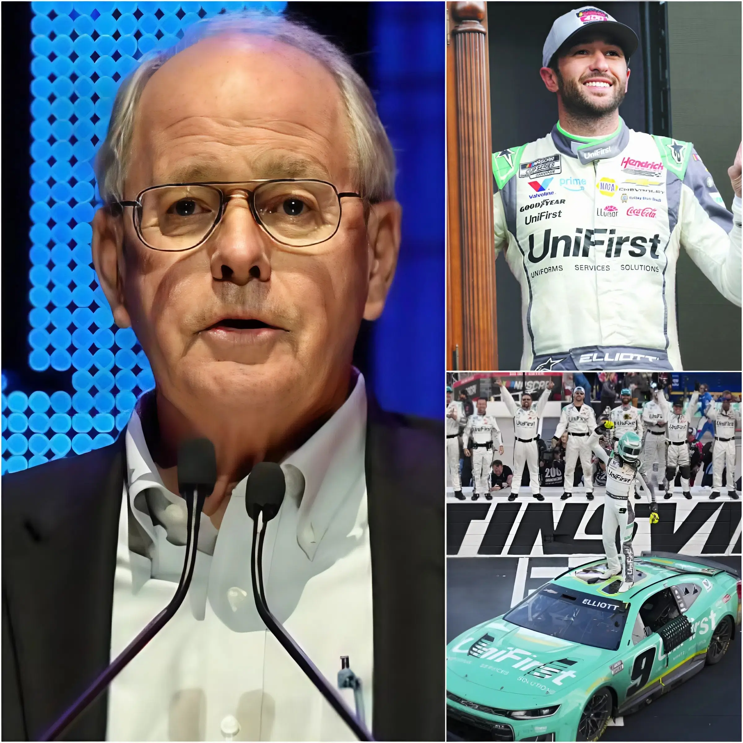 Cover Image for CONFIRMED 🔴 NASCAR ANNOUNCES PENALTIES Following Chase Elliott’s Invalidated Victory, Stemming From Cheating Allegations Aimed At Gaining A Competitive Advantage At Martinsville Speedway On March 30! 👇