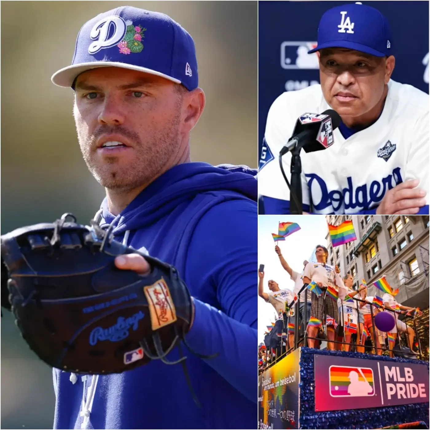 Cover Image for Freddie Freeman has ignited a storm of controversy across the country after openly stating he will refuse to wear the LGBT rainbow captain’s armband in any upcoming major baseball games