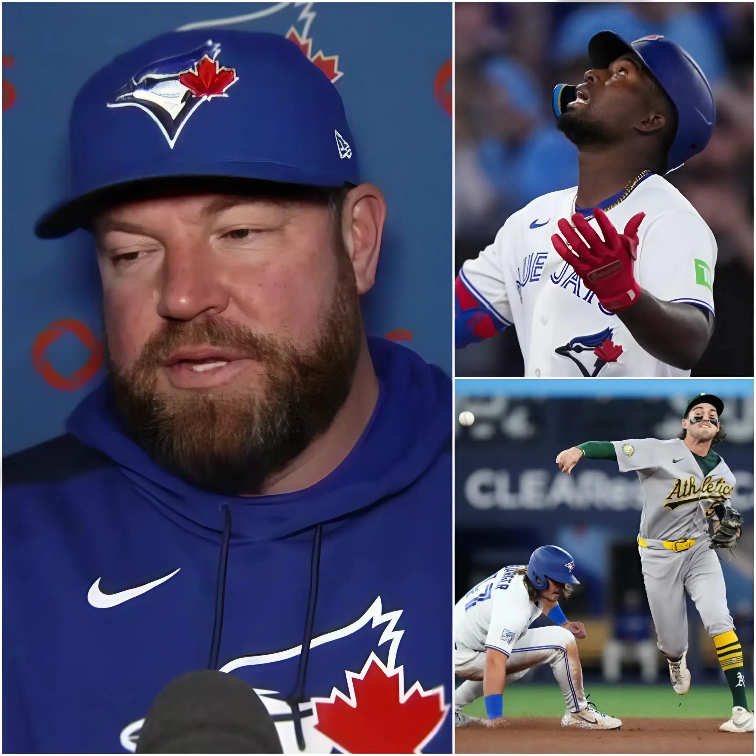 Cover Image for “WE WON, BUT I’M STILL NOT SATISFIED WITH HIS PERFORMANCE…” — Manager John Schneider publicly criticized one player in the Blue Jays lineup after their game against the Athletics. He acknowledged the team’s 5–2 victory, but insisted that one player performed far below his expectations. The name singled out after the match truly came as a surprise to everyone…
