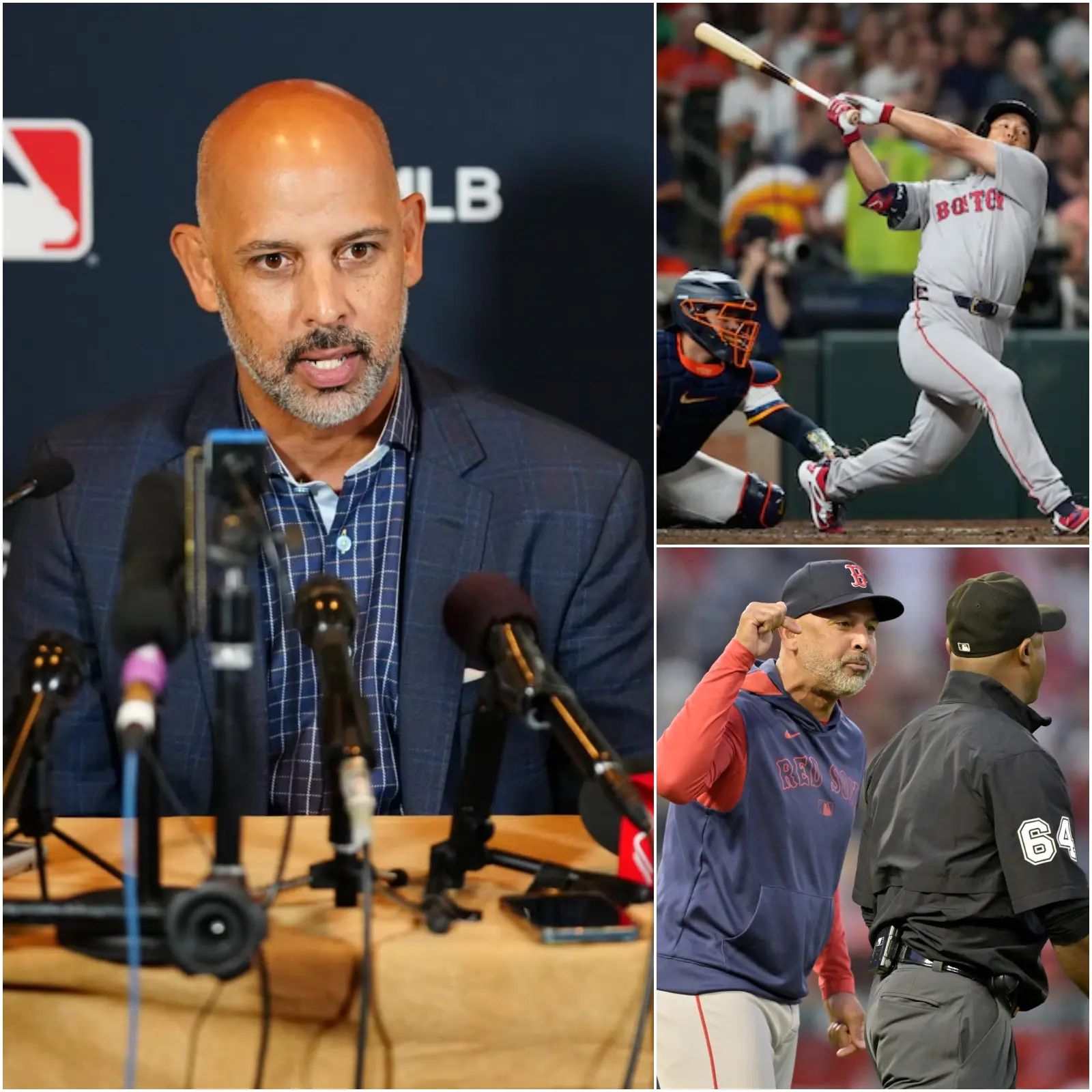 Cover Image for “WE LOST, BUT I’M STILL NOT SATISFIED WITH HIS PERFORMANCE…” — Coach Alex Cora publicly criticized a Red Sox player after the game against the Houston Astros. He acknowledged the team’s 8-1 defeat, but insisted one player underperformed. The name mentioned after the game was truly surprising…