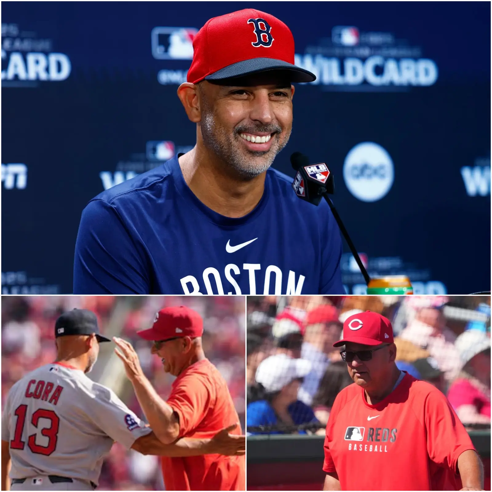 Cover Image for BREAKING NEWS: COACH ALEX CORA HONORS LEGEND TERRY FRANCONA AFTER RETIREMENT, RED SOX CELEBRATES AN ICON Coach Alex Cora paid special tribute to legend Terry Francona after his official retirement, ending over 25 years as a coach and 8 years with the Boston Red Sox.