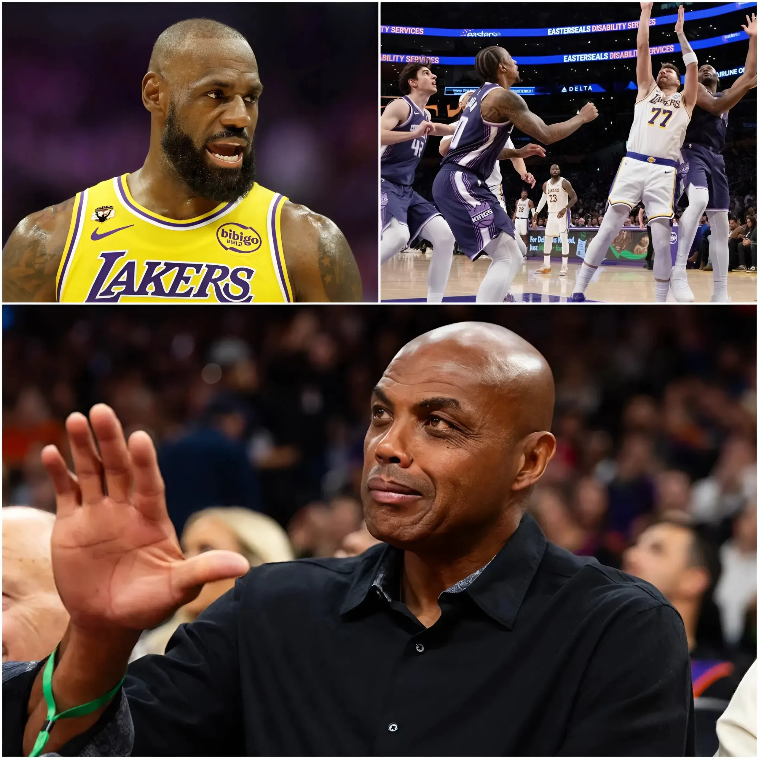 Cover Image for 🔥💥 “They’re no better than the Washington Generals!” 😭 Charles Barkley didn’t hold back in roasting the Los Angeles Lakers’ defense.