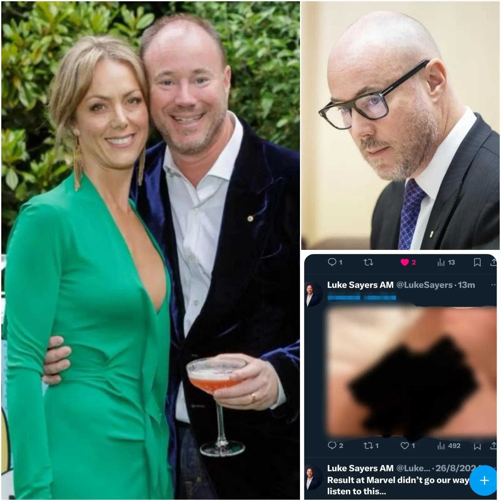 Cover Image for BREAKING NEWS: A shocking scandal and cover-up allegations have rocked the AFL football world as Carlton head coach Luke Sayers is sued by his wife for defamation after allegedly forcing players to view explicit photos of her!… See details below 👇👇
