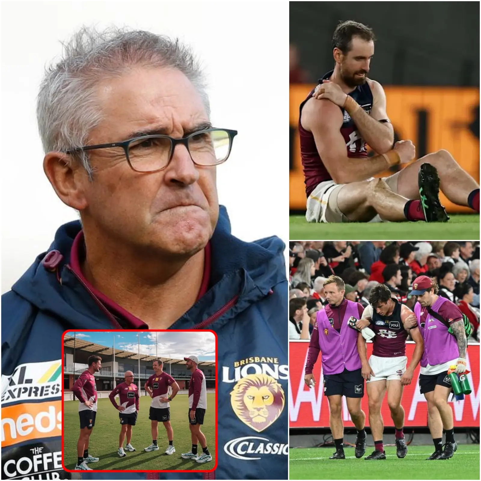 Cover Image for 💔 “I CAN’T KEEP IT A SECRET ANYMORE!” – Coach Chris Fagan tearfully revealed the terrible truth about the “injury storm” devastating the defense, the team facing an insurmountable personnel problem, and the decision to bring in young new players that left fans speechless.