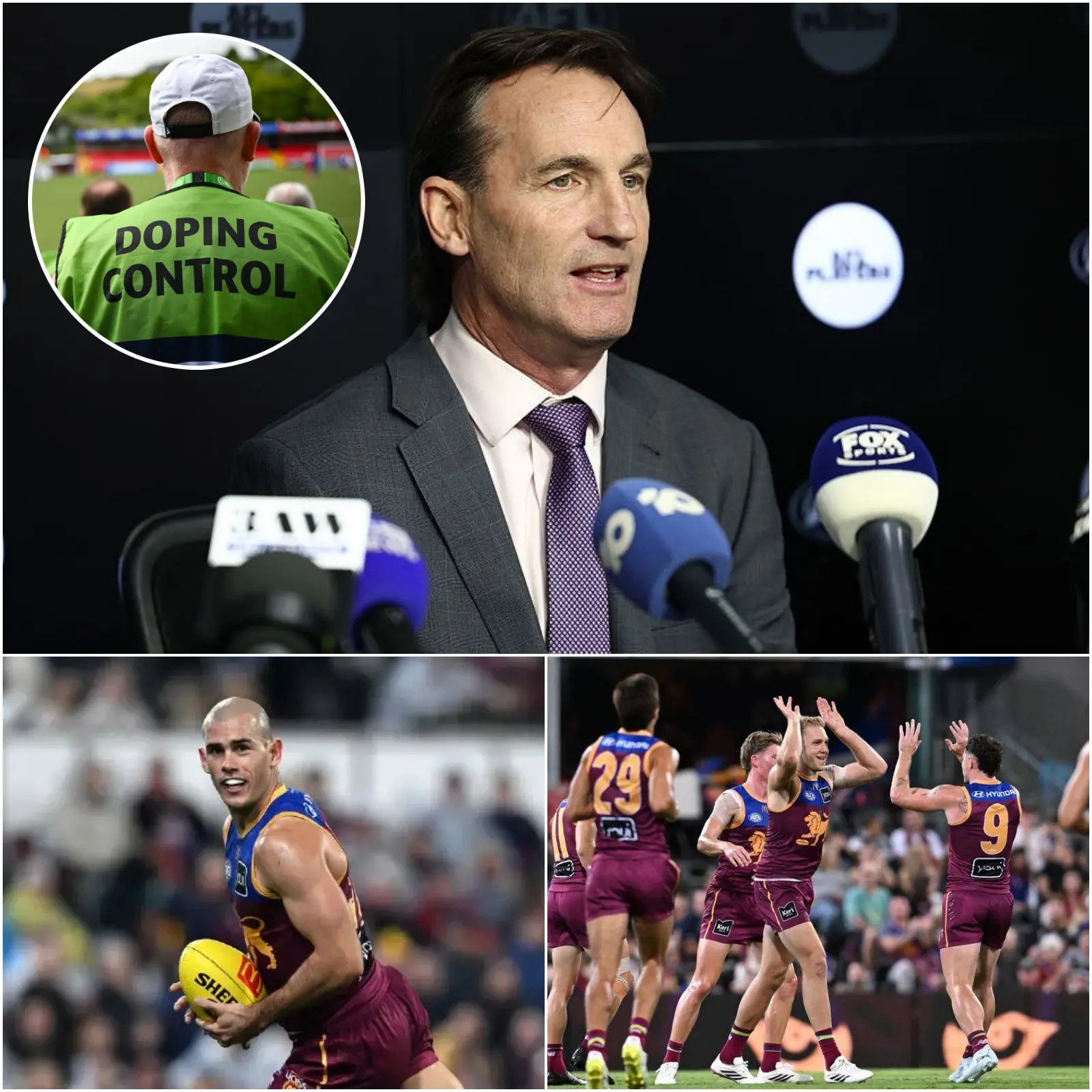 Cover Image for 🔴BREAKING NEWS: Two Brisbane Lions players failed their post-match medical tests and both tested positive for banned substances. According to the latest announcement from the AFL Board, this result could affect the outcome of the match. A very strict decision has been made against the team, and the two players in question are extremely regretful… ❗❗❗