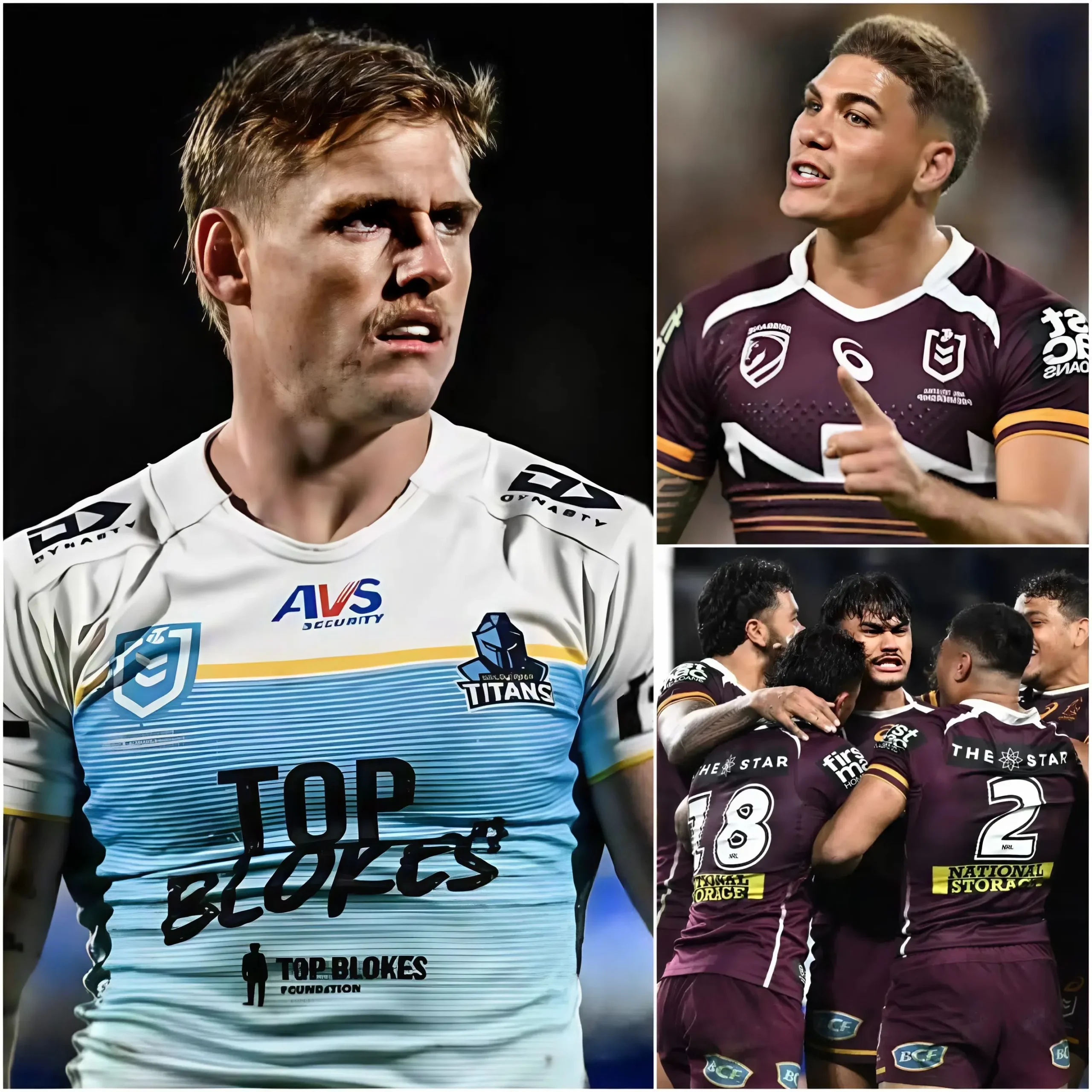 Cover Image for “WE HAVE FOUND THE BRONCOS’ WEAKNESS, IT’S NOT HARD TO BEAT THEM…” — Titans star AJ Brimson publicly challenged his opponent ahead of the clash between the two teams.