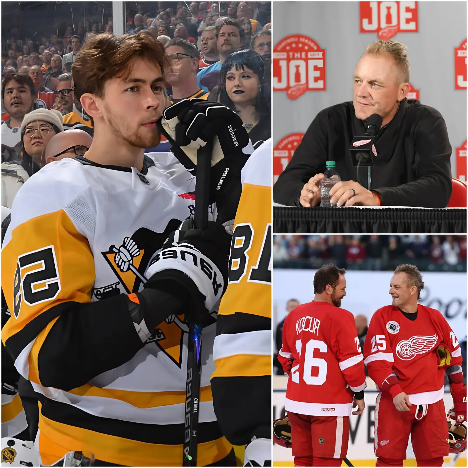 Cover Image for “They’re too weak, that’s the main reason their team can’t make the playoffs,” forward Yegor Chinakhov declared on ESPN after the Pittsburgh Penguins defeated the Detroit Red Wings 5-1 at home. “The Detroit Red Wings are a shadow of their former selves.