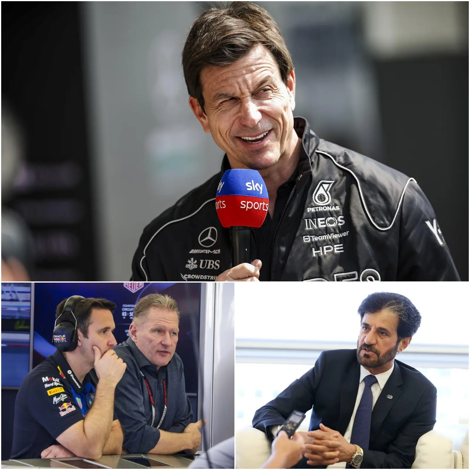 Cover Image for BREAKING NEWS: Toto Wolff en andere topbazen uit de Formule 1 zouden een petitie steunen waarin de FIA ​​wordt opgeroepen om Jos Verstappen te verbieden Max Verstappen te assisteren in races van het seizoen 2026. Ze noemen dit “verstorend gedrag dat het moraal van rivalen voor de race ondermijnt”.