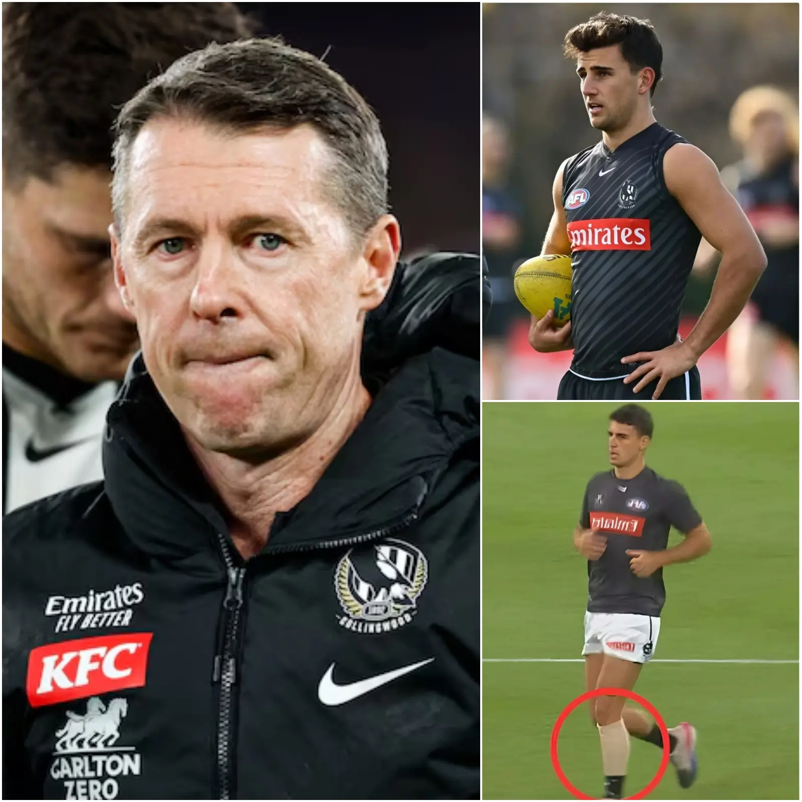 Cover Image for SAD NEWS: Immediately after the match between Collingwood and Brisbane ended, coach Craig McRae caused fans to worry and pray when he announced the health status of player Nick Daicos, who had to leave the field just before the match started and is currently… READ MORE BELOW 👇👇