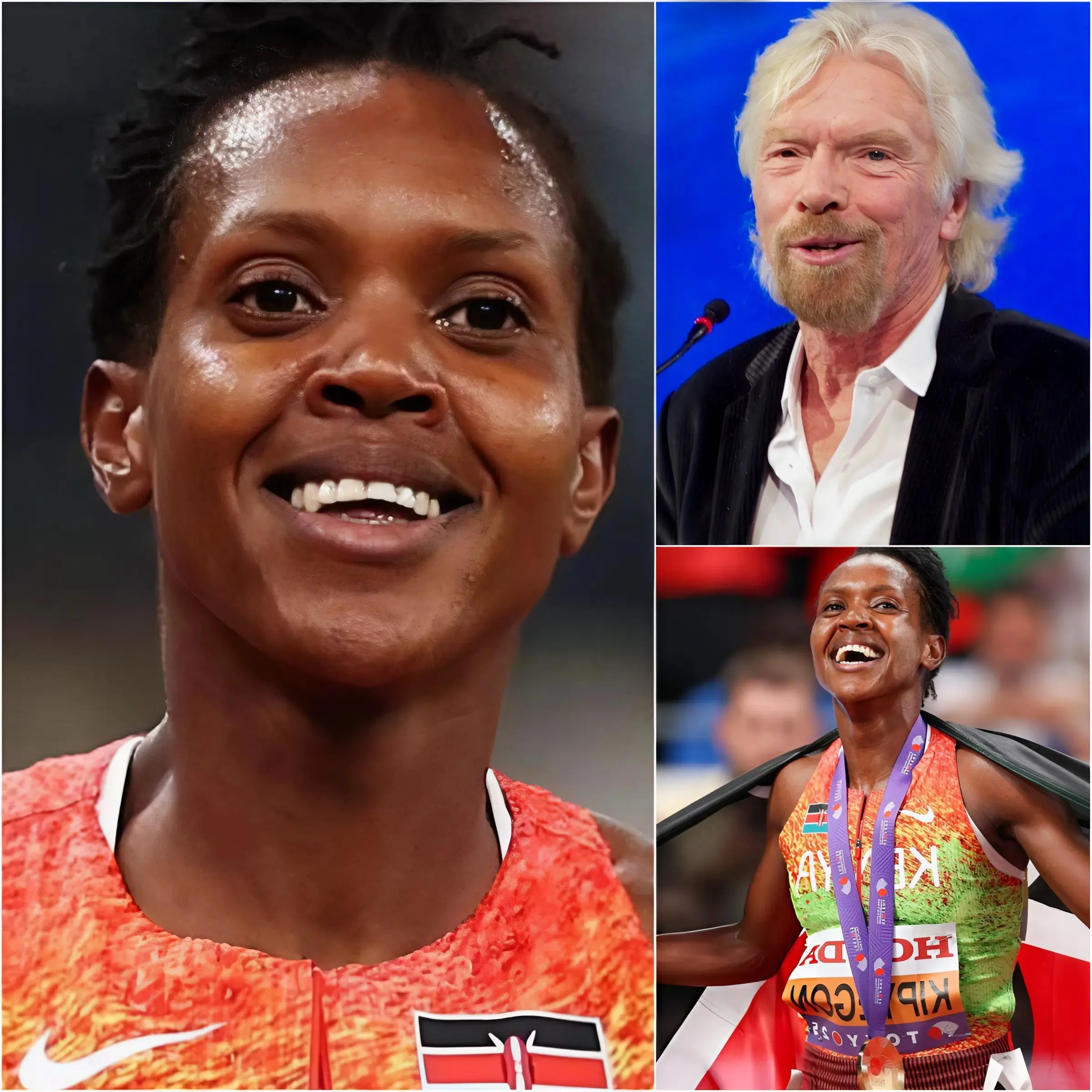 Cover Image for BREAKING NEWS: British Billionaire Sir Richard Branson, Famous For His Multi-Billion-Dollar Collection Of Supercars And Yachts, Is Reported To Have Spent Around $5 Million To Invite Faith Kipyegon As The Guest Of Honor At His 76th Birthday Celebration In The UK