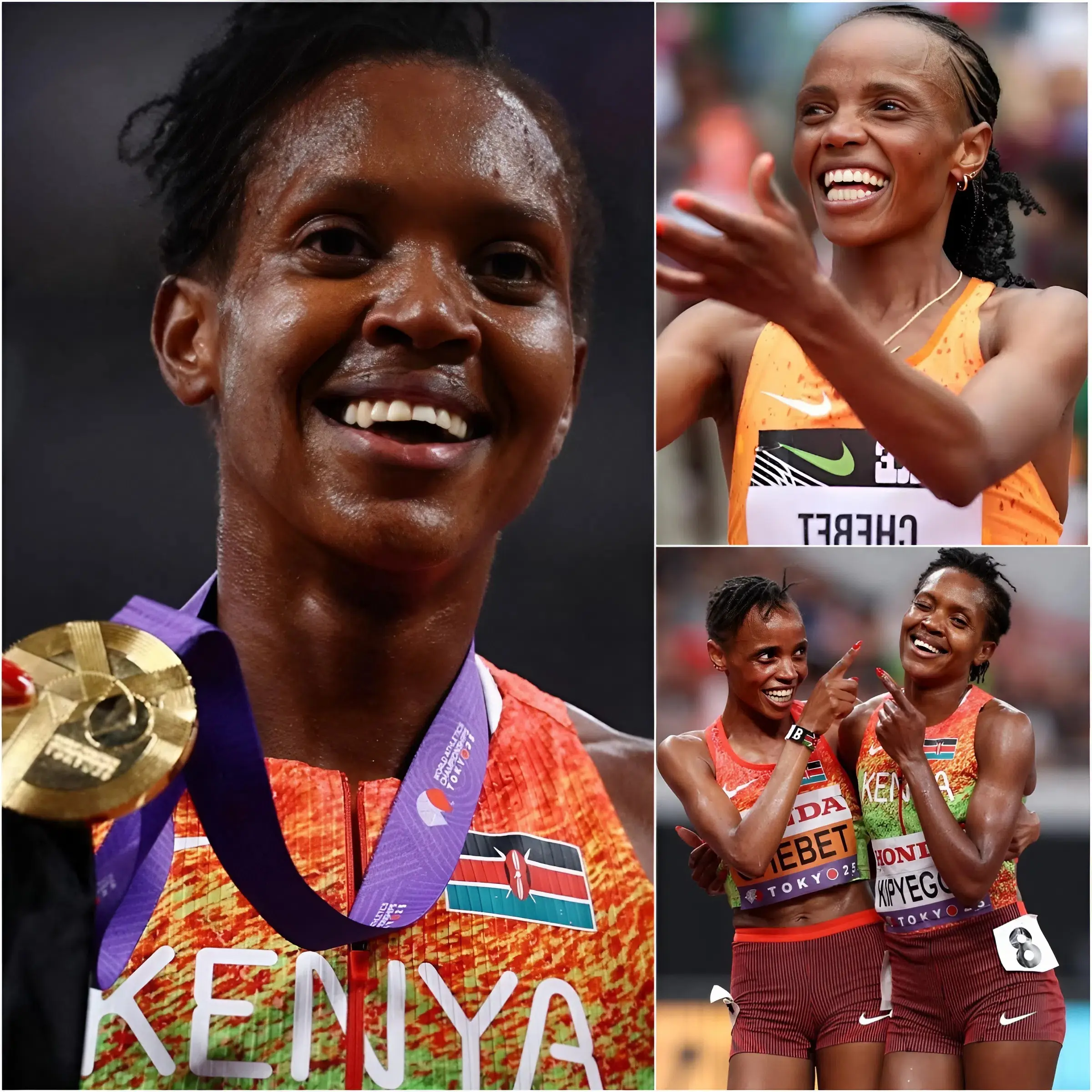 Cover Image for ❤️👶 Just Days After Beatrice Chebet Unexpectedly Announced Her Pregnancy And Suspended Her Entire 2026 Season To Welcome Her First Child, A Loving Gesture From Her “Big Sister” Faith Kipyegon Touched Millions