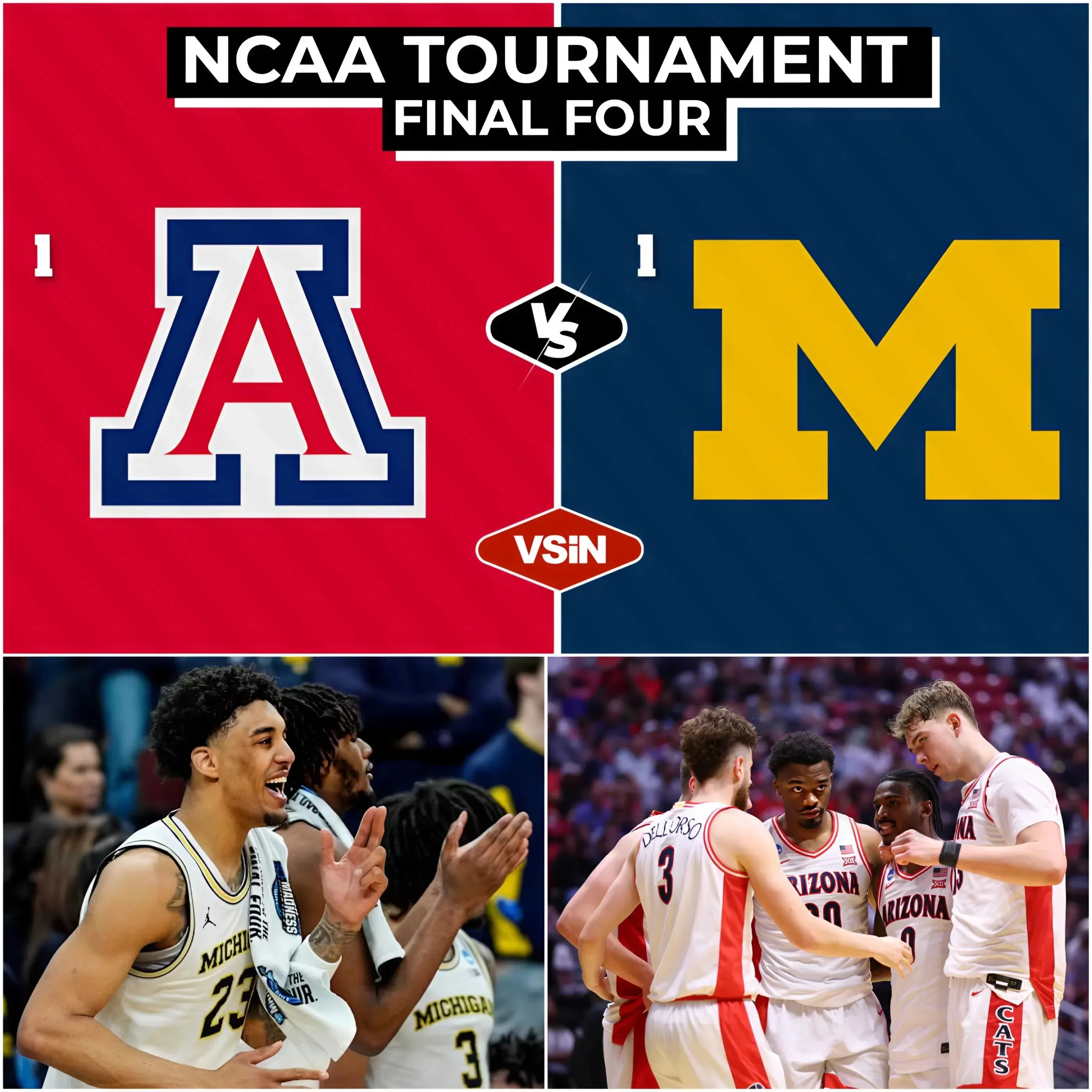 Cover Image for 🚨URGENT UPDATE: The semifinal game between the Michigan Wolverines and the Arizona Wildcats has been canceled and rescheduled to another date due to an issue involving Michigan players, leaving millions of fans concerned… 👇👇
