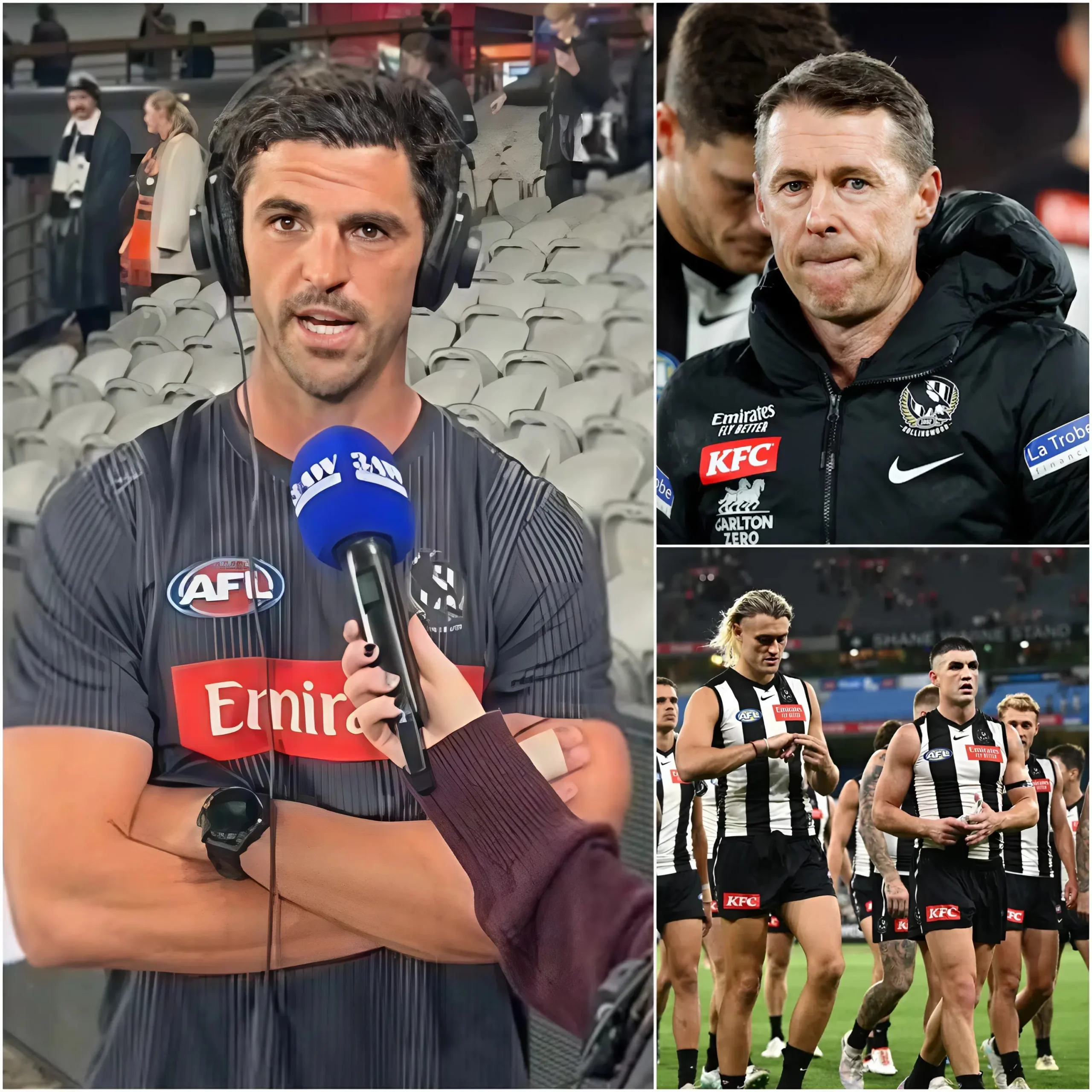 Cover Image for “I’ve never seen a team play this badly.” Following the humiliating 65-119 loss to the Brisbane Lions, Collingwood legend Scott Pendlebury unexpectedly launched a scathing attack on head coach Craig McRae