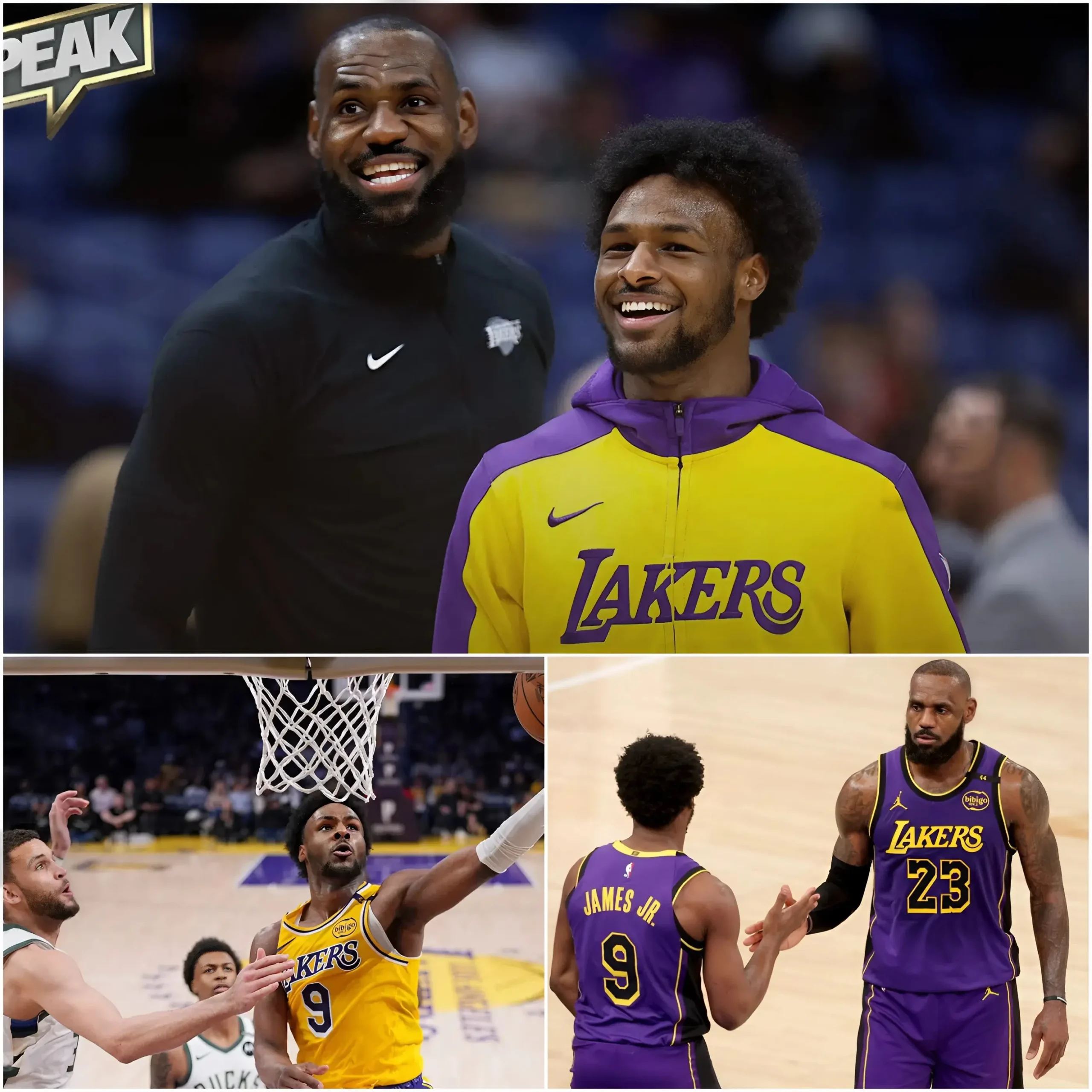 Cover Image for 🏀💛WHEN A FATHER BEGINS TO STEP BACK, IT’S THE CHILD WHO FEELS IT THE MOST… “I’m not ready to let this moment go, Dad…”