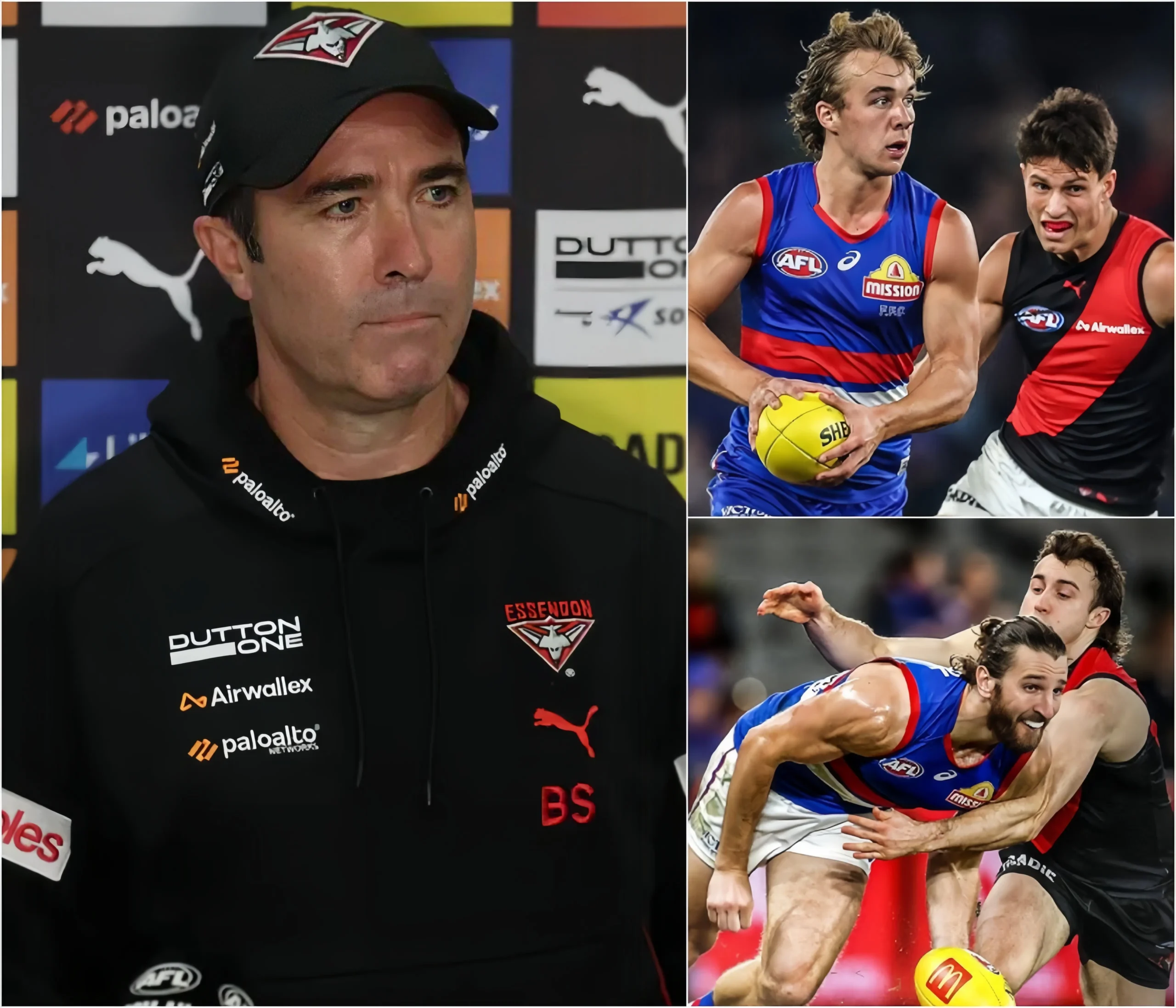 Cover Image for “Throughout my entire coaching career, I’ve never seen a player this extraordinary!” Essendon head coach Brad Scott admitted after their humbling defeat to the Western Bulldogs.