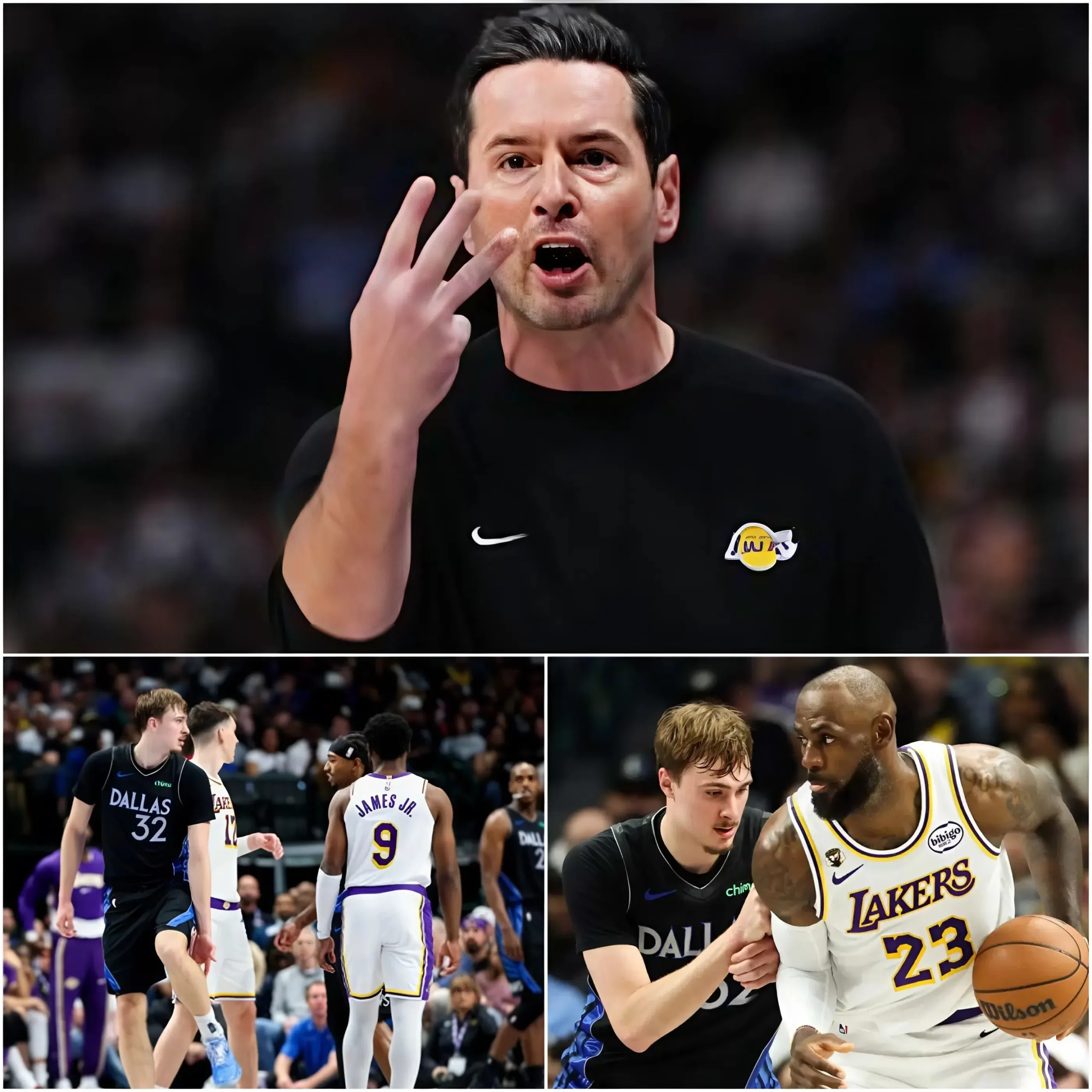 Cover Image for 🚨🟡 “THIS WILL BE THE LAST TIME HE PLAYS FOR THE LAKERS” – Head coach JJ Redick has officially announced the permanent dismissal of a player from the Los Angeles Lakers and stated that he will never be called up under any circumstances.