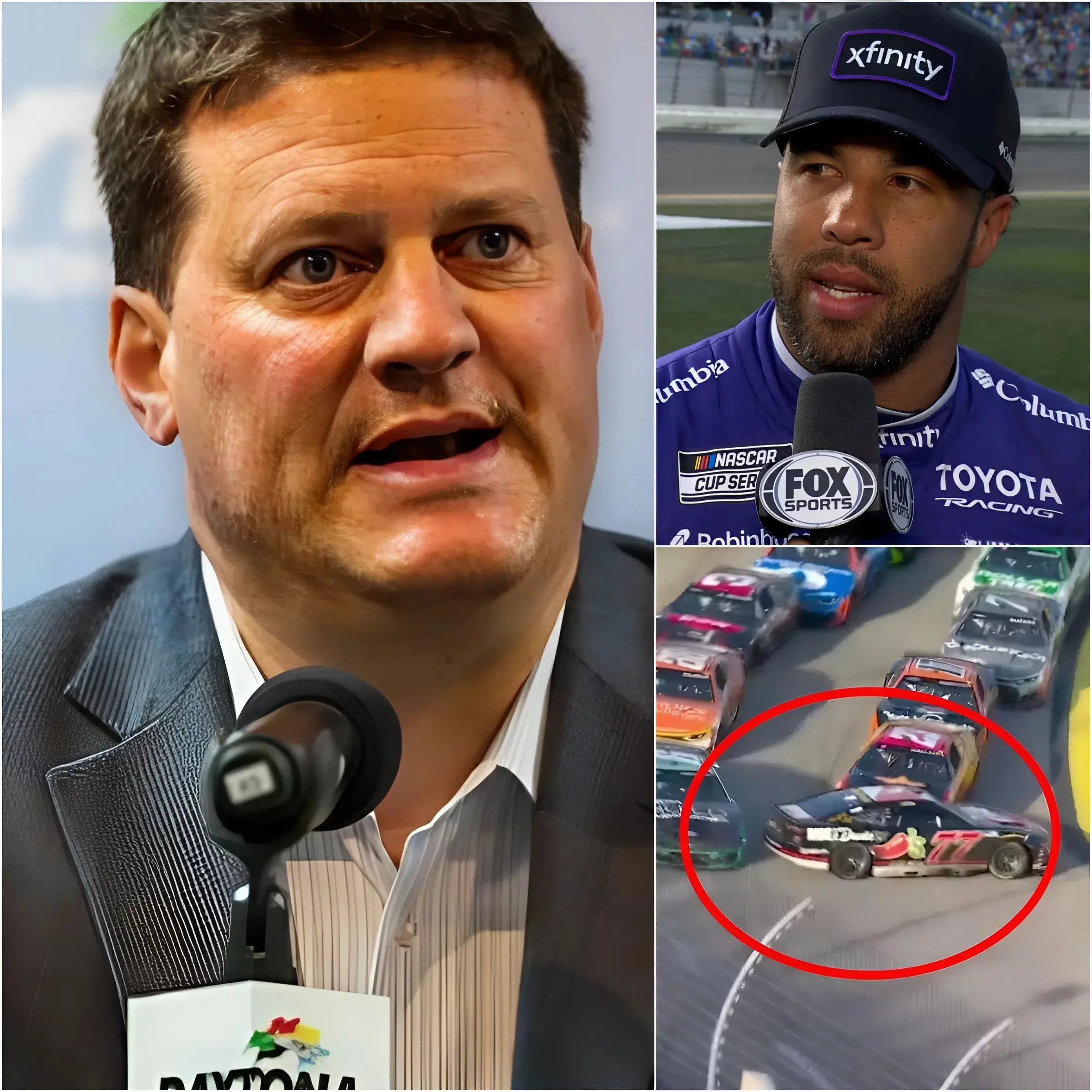 Cover Image for š UNPRECEDENTED SCANDAL: Bubba Wallace Faces Severe Penalties After A Series Of Teams Speak Out, The Collision With Carson Hocevar Unexpectedly Sparks A Fierce Controversy That Has Turned The Course Of The Championship Upside Down Just Before A Crucial Raceā¦