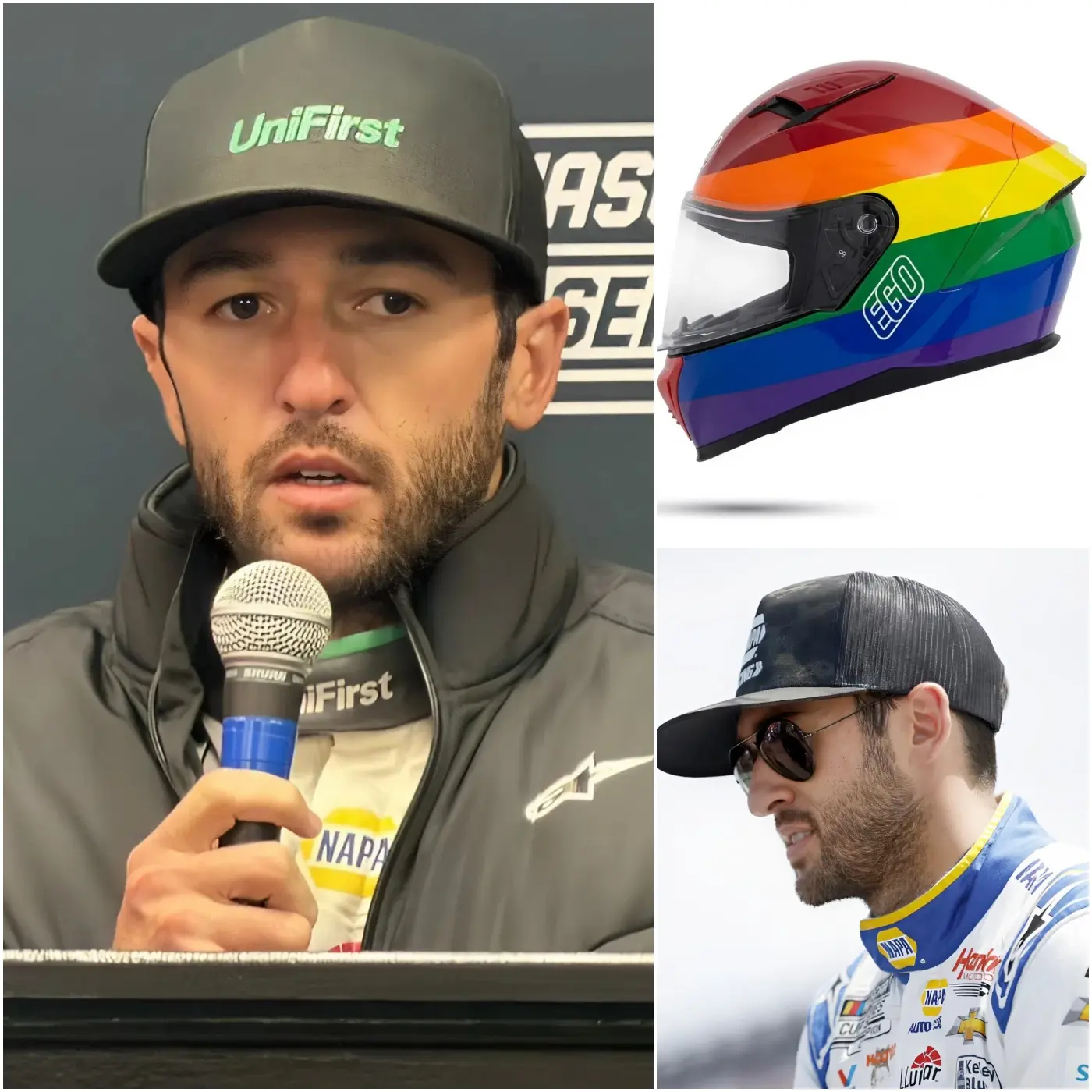 Cover Image for ššØHOT NEWS: Chase Elliott has ignited a firestorm in NASCAR after shocking comments about the LGBT rainbow cap