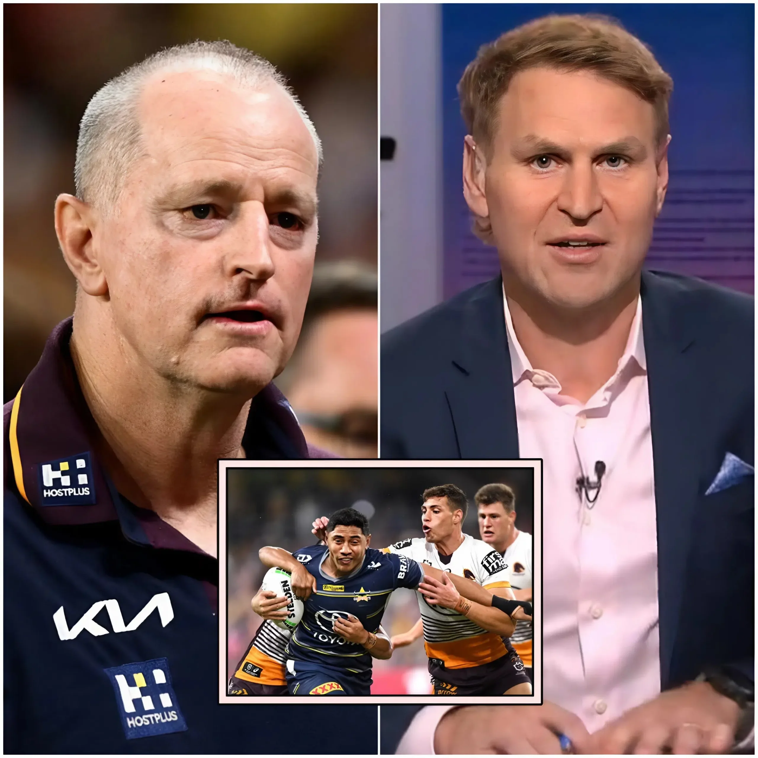 Cover Image for āSILENCE! WHO DO YOU THINK YOU ARE TO MAKE SUCH UNPROFESSIONAL COMMENTS?ā The studio of Seven Network fell silent as the head coach of the Brisbane Broncos, Michael Maguire, exploded in anger and immediately shut down all criticism.