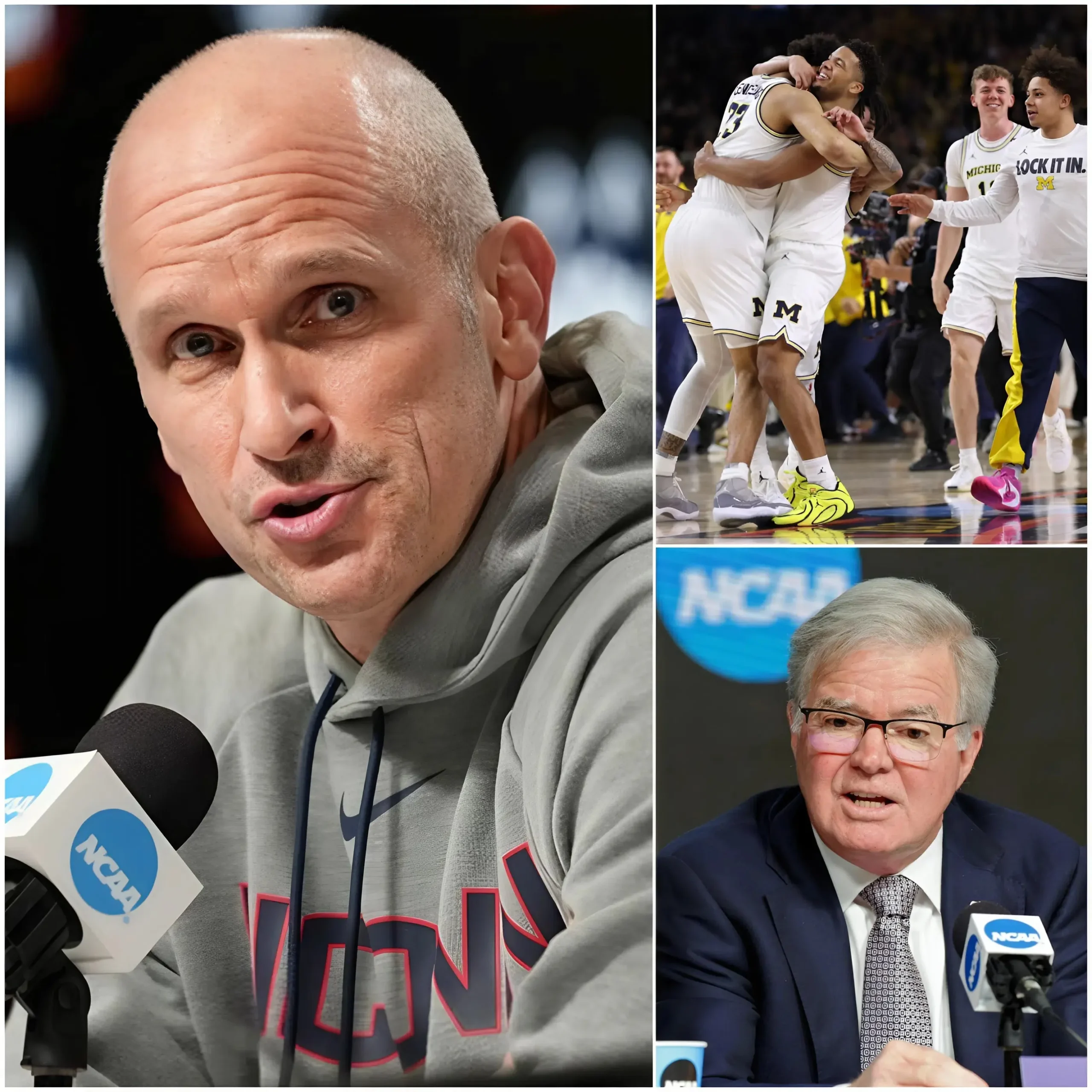 Cover Image for Dan Hurley, head coach of UConn Huskies, has called on the NCAA to conduct d0ping tests on two players from the Michigan Wolverines following the Huskies’ disappointing defeat in the recent championship game. However, instead of approving the request, the NCAA responded in a way that left Hurley embarrassed…