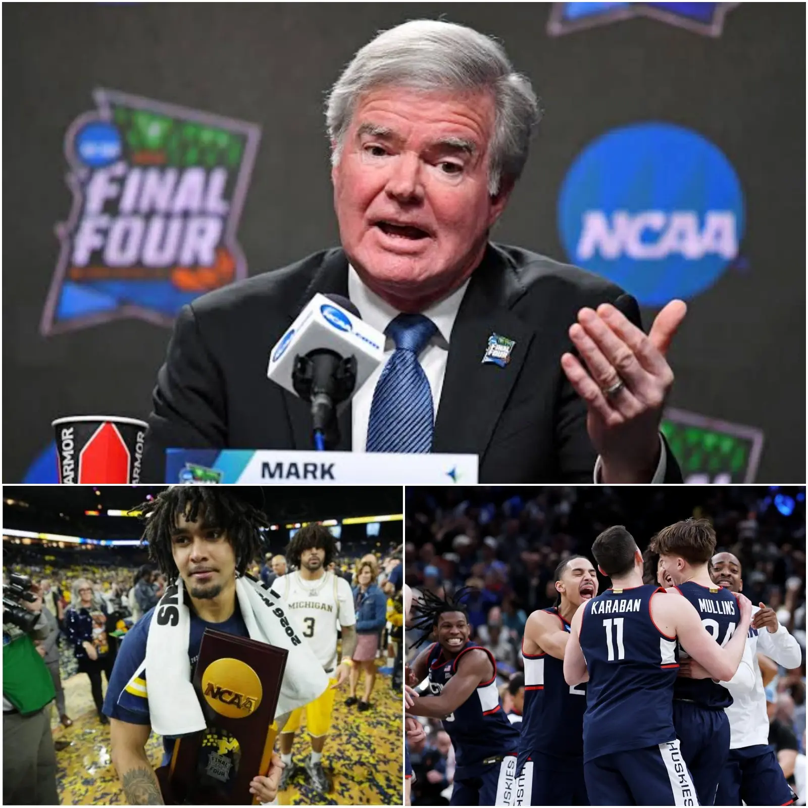 Cover Image for SHOCKING NEWS: After a day of urgent investigation, the organizers of the 2026 NCAA Men’s Basketball Championship have officially announced the results of their investigation into the controversial final game between the Michigan Wolverines and the UConn Huskies.