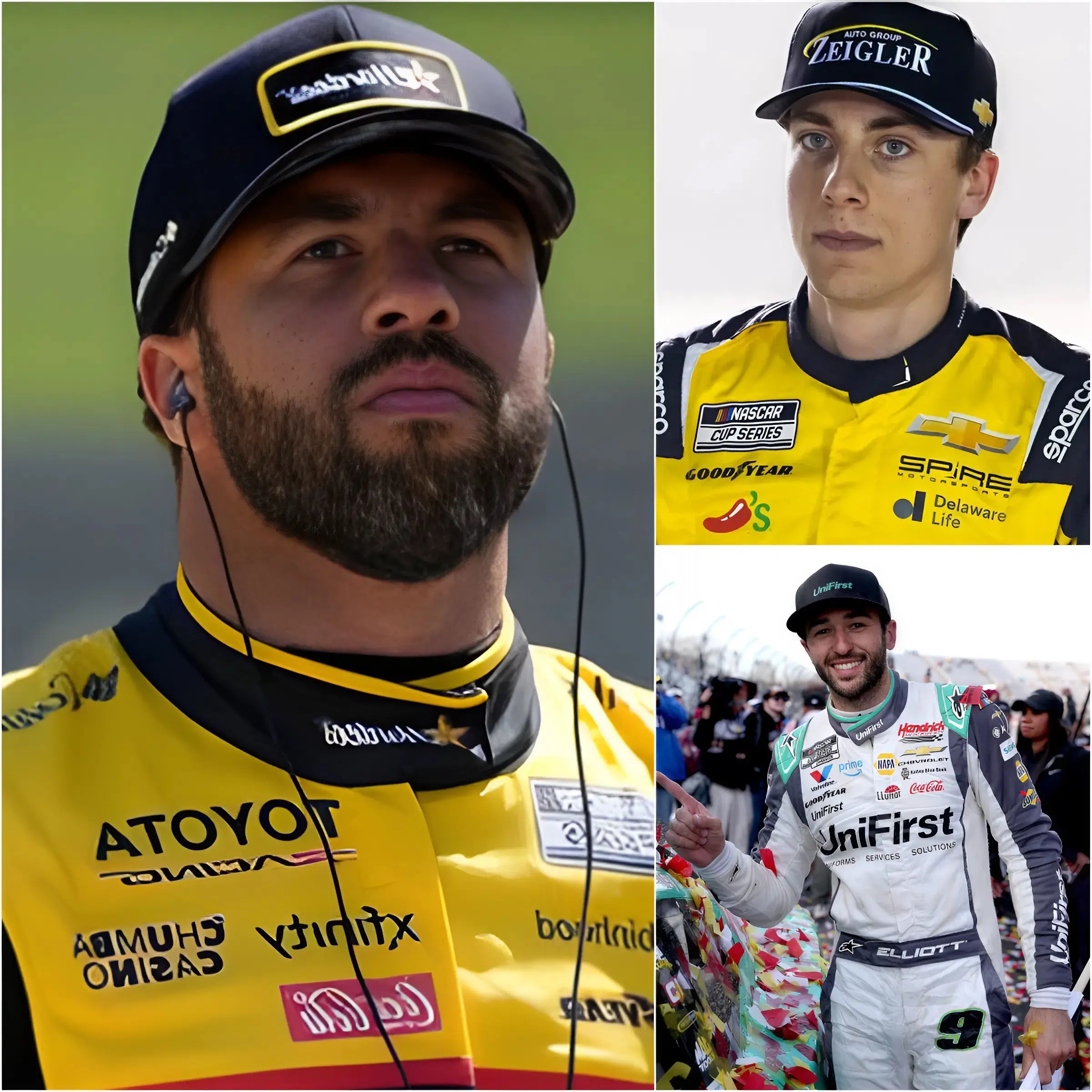Cover Image for SHOCKING NEWS🛑: Bubba Wallace Is Under Intense Scrutiny After Being Accused Of Deliberately Causing A Chain-Reaction Crash With Carson Hocevar During A Race, All To Trigger A Yellow Flag At The Perfect Moment And Save Chase Elliott From Being Overtaken By Denny Hamlin With Old Tires. This Audacious Act, If True, Has Rocked The Nascar Community