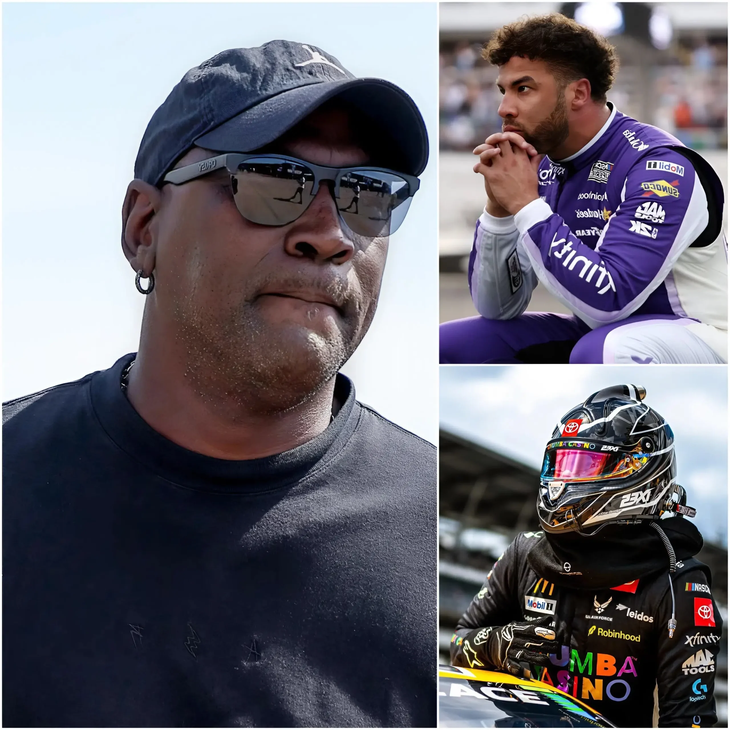 Cover Image for 🛑 Michael Jordan speaks out strongly: “I don’t care about the mistakes in his past or what he’s done before; my job is to choose drivers who respect discipline and bring glory to the team.