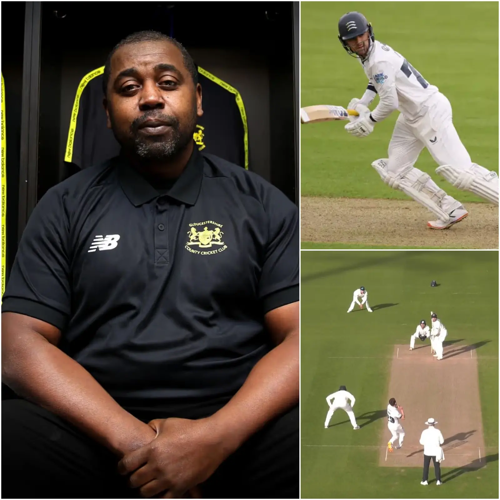 Cover Image for “Although the team lost, his performance was outstanding…” — Mark Alleyne, manager of Gloucestershire, made a surprising observation, singled out a player who performed exceptionally well in the Middlesex team.
