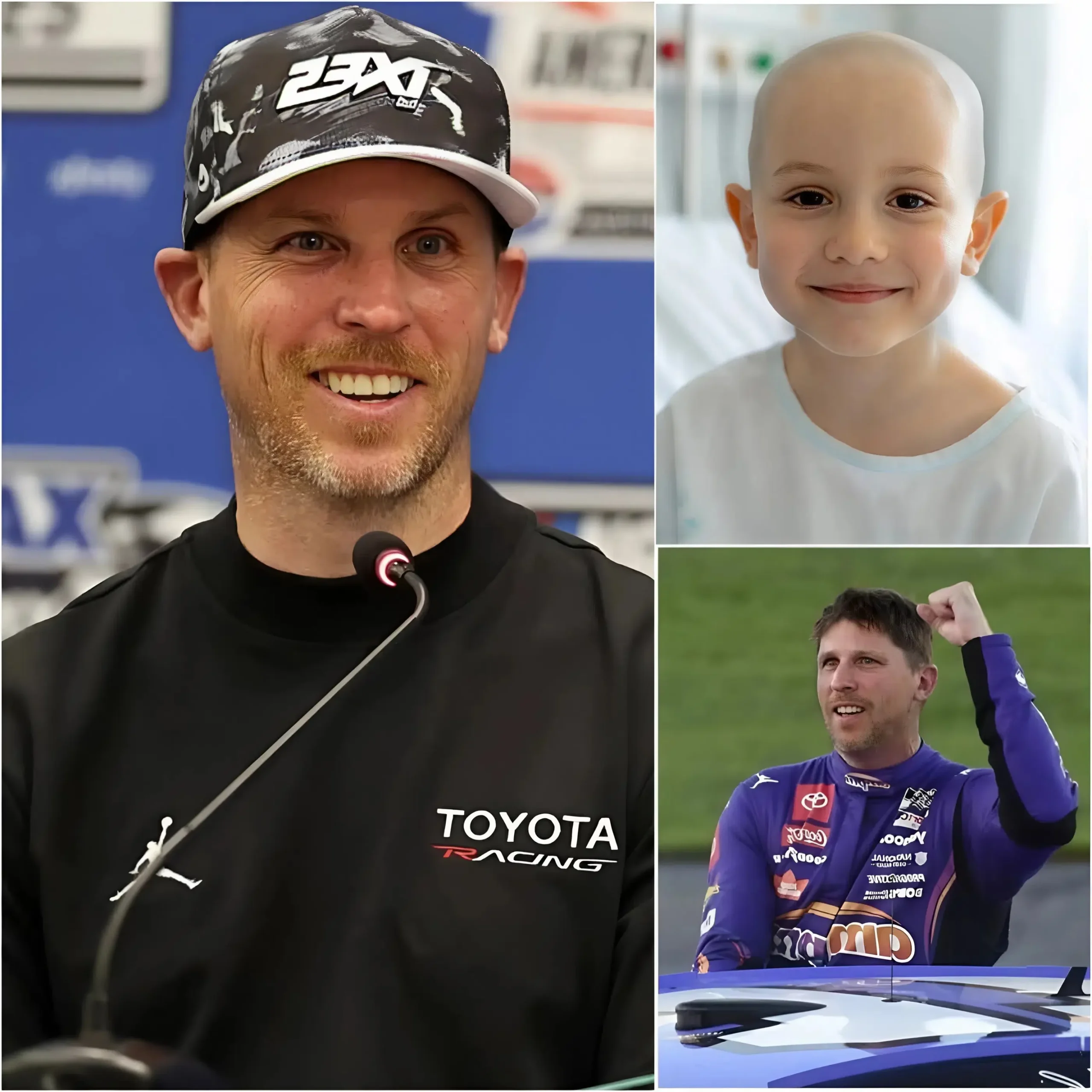 Cover Image for 🚨 Few People Knew The Truth Until The Hospital Finally Spoke Out: Denny Hamlin Had Quietly Paid The Entire Cost Of A Life-saving Brain Surgery For A 9-year-old Girl After Meeting Her At A Simple Fan Event.