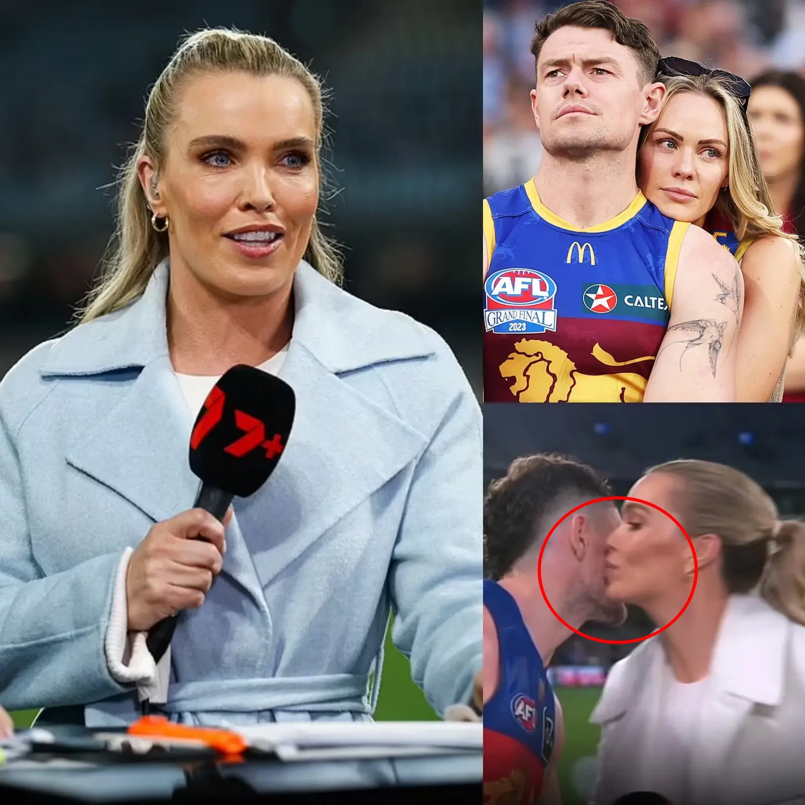 Cover Image for BREAKING NEWS: Lachie Neale and his wife Jules publicly revealed their personal difficulties ahead of Round 6 of the AFL season following the controversy surrounding a kiss that went beyond acceptable limits and was criticized as “inappropriate” with Abbey Holmes after last year’s finals.