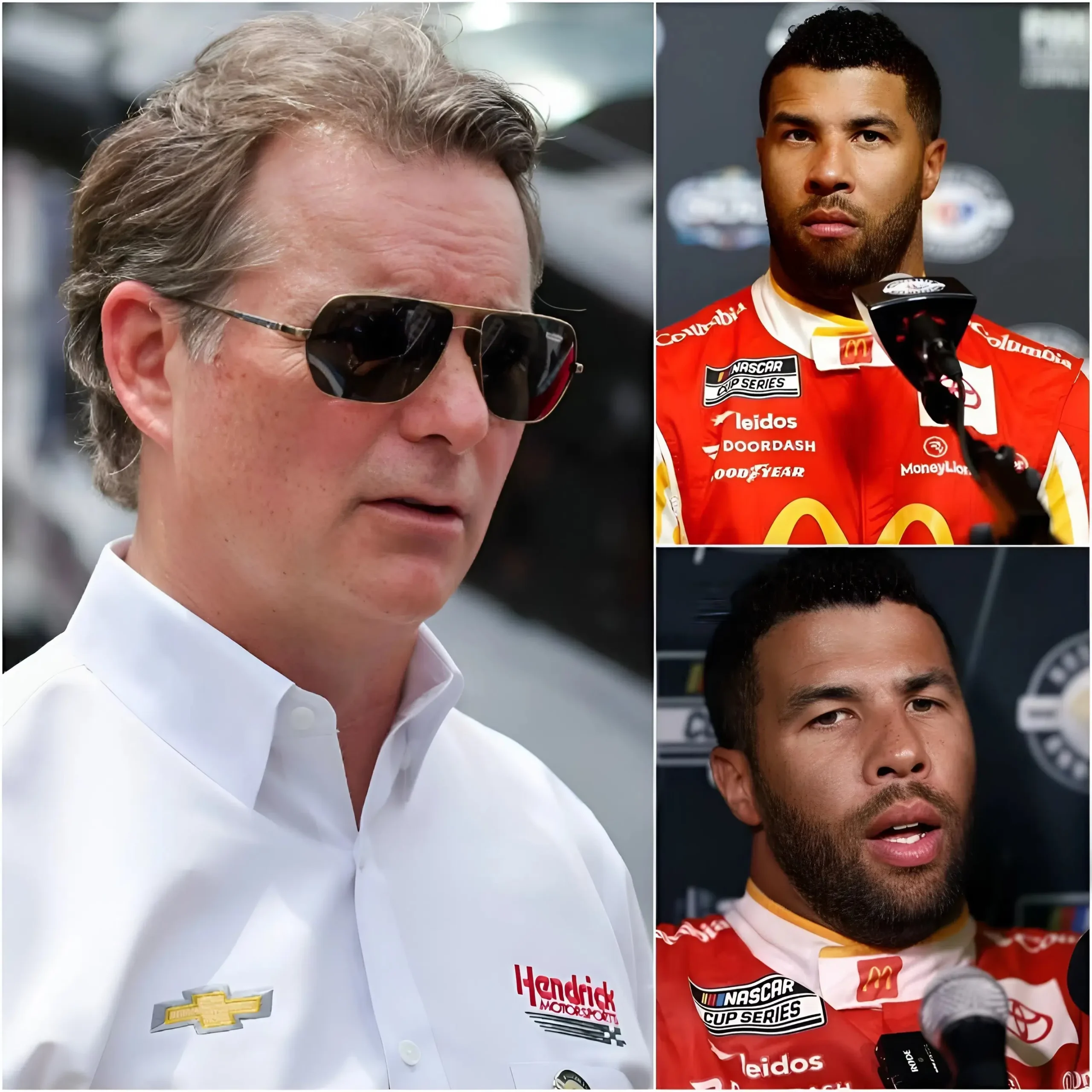 Cover Image for 🔥 BREAKING NEWS: “I’M GOING TO RESET NASCAR – BUBBA WALLACE NEEDS TO LEAVE RIGHT NOW!” — Jeff Gordon’s surprising return to the racetrack has left the entire sports world stunned.