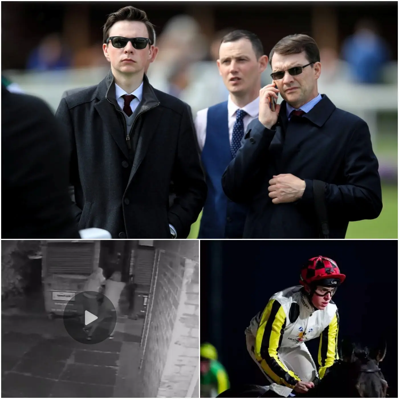 Cover Image for Racing legend Aidan O’Brien made a shock appearance at the funeral of young jockey Tommie Jakes at St. Mary’s Church in Newmarket and revealed the mystery figure behind the surprise $1 million donation and a chilling secret video behind a senseless murder that has left the public outraged and the racing world in disbelief.