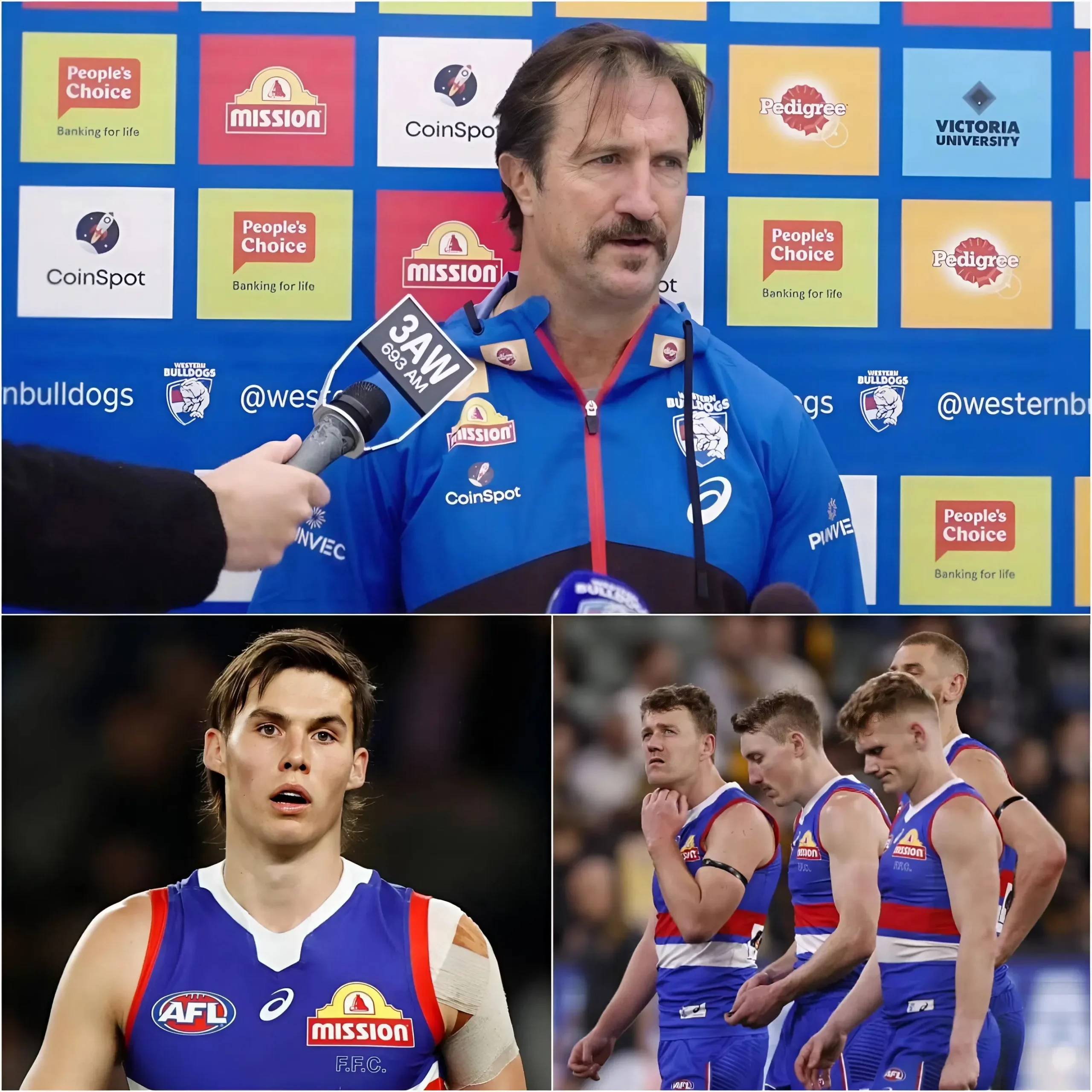 Cover Image for “THIS WILL BE THE LAST TIME HE PLAYS FOR THE WESTERN BULLDOGS” – Head coach Luke Beveridge has officially announced the permanent dismissal of a player from the Western Bulldogs
