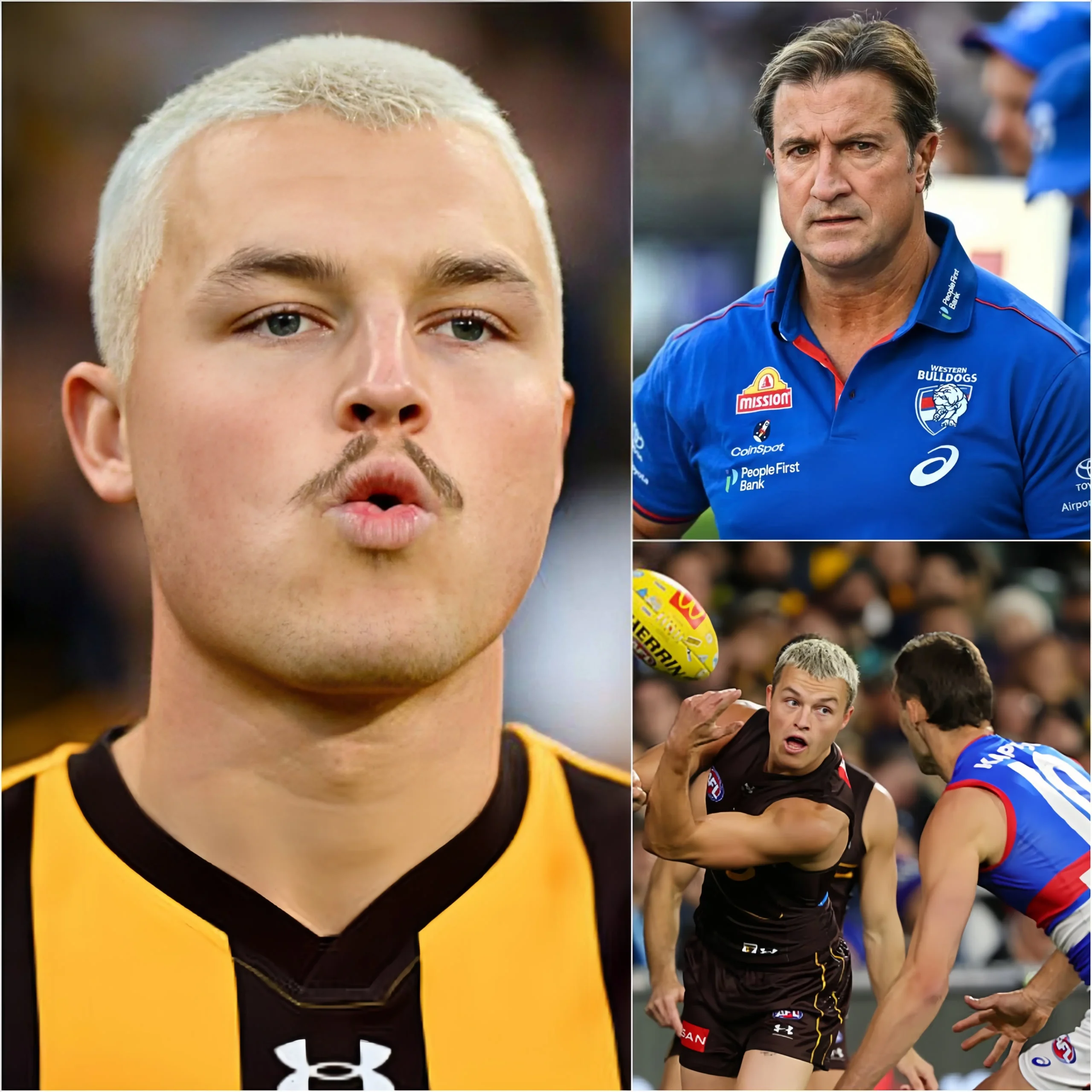 Cover Image for âNO MATTER HOW MUCH YOU CHEAT, YOU CANâT WIN!â â Hawthorn star Jack Ginnivan threw a sharp jab at the Bulldogs players after their humiliating 104â64 defeat. He accused the Bulldogs of deliberately playing dirty, but added that their tactics were never going to secure a win.