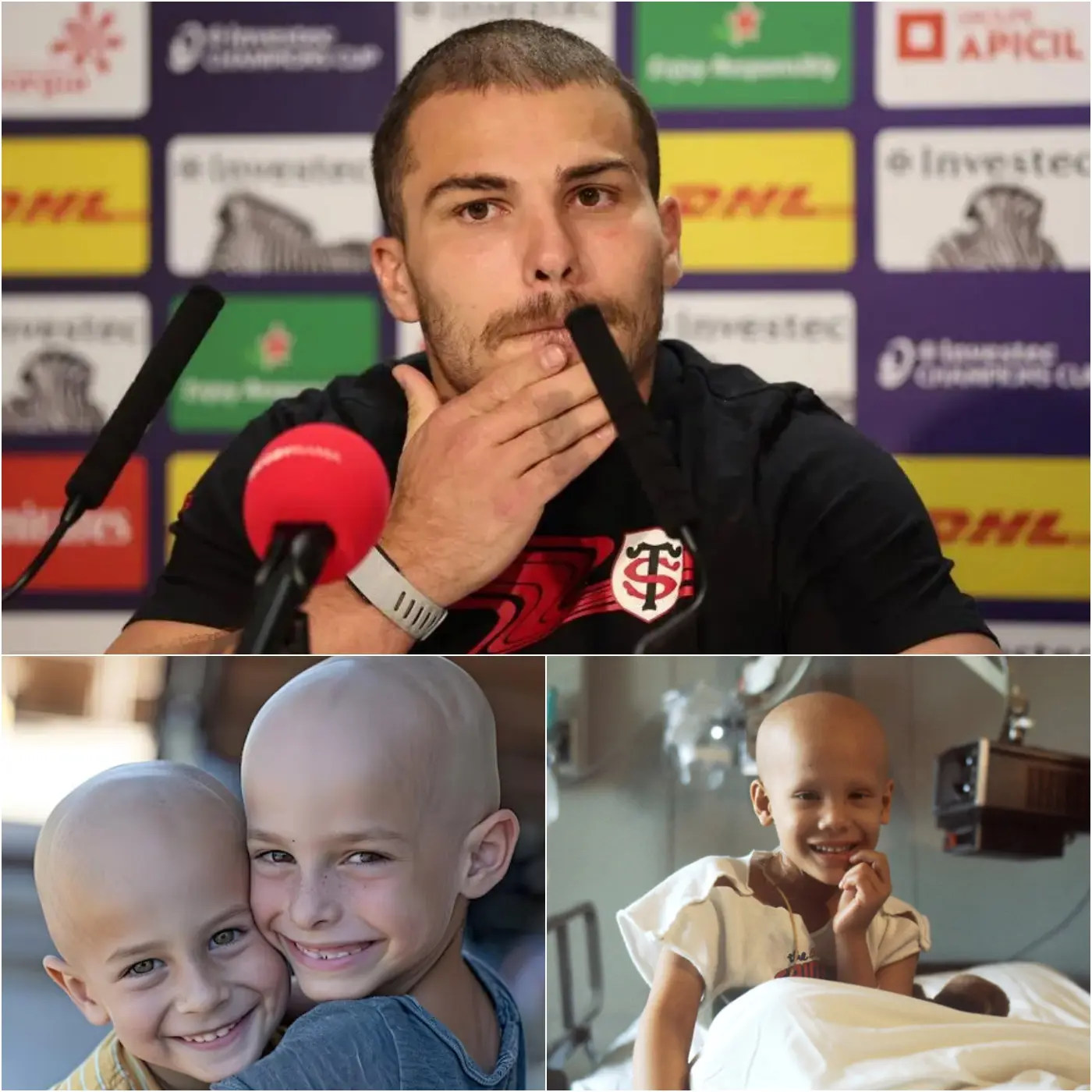 Cover Image for đđ„Č Un garçon de 7 ans, atteint dâune tumeur cĂ©rĂ©brale maligne, a confiĂ© son ultime souhait : pouvoir Ă©changer avec son idole, Antoine Dupont. Ce qui sâest produit dĂ©passe pourtant de loin un simple appel. Le joueur a choisi dâaller bien au-delĂ , accomplissant un geste inattendu qui a laissĂ© la famille de lâenfant ainsi que tout le personnel hospitalier sans voix