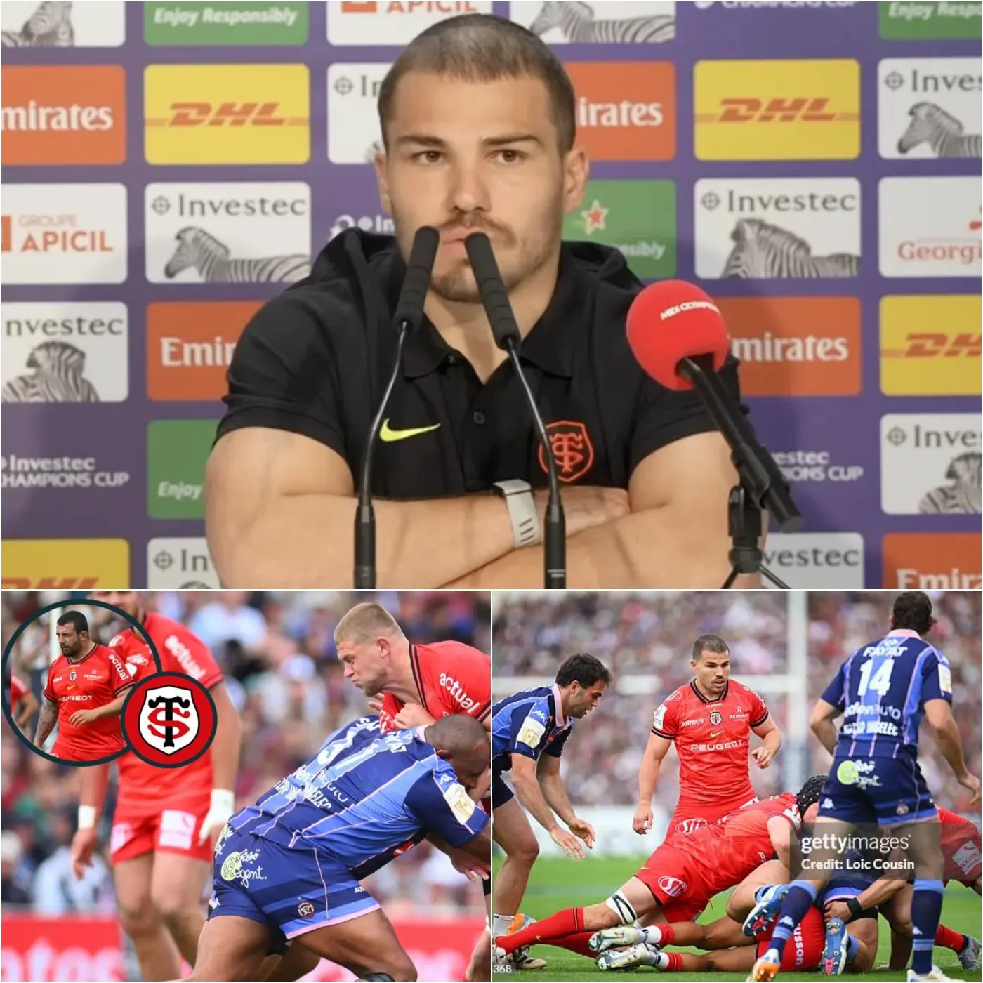 Cover Image for « IL FAIT HONTE Ă TOULOUSE » â Le joueur Antoine Dupont a dĂ©noncĂ© avec colĂšre le joueur le moins performant lors de la dĂ©faite 15-30 face Ă Bordeaux-BĂšgles en quarts de finale
