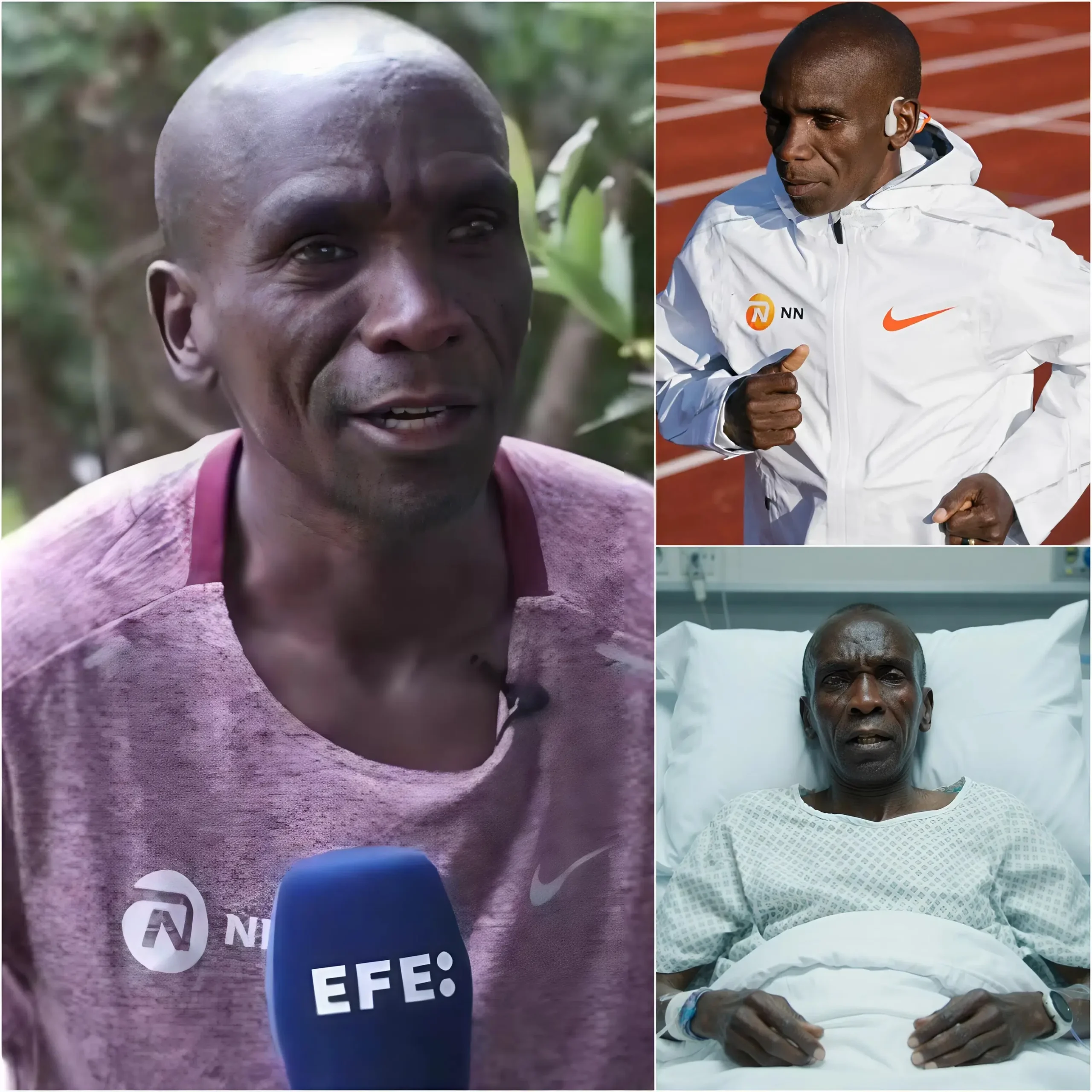 Cover Image for A SHOCKING BLOW 🔔 Eliud Kipchoge Recently Opened Up About His Alarming Health Situation… What He Revealed Sent Shivers Down Everyone’s Spine. Read More In The First Comment 👇