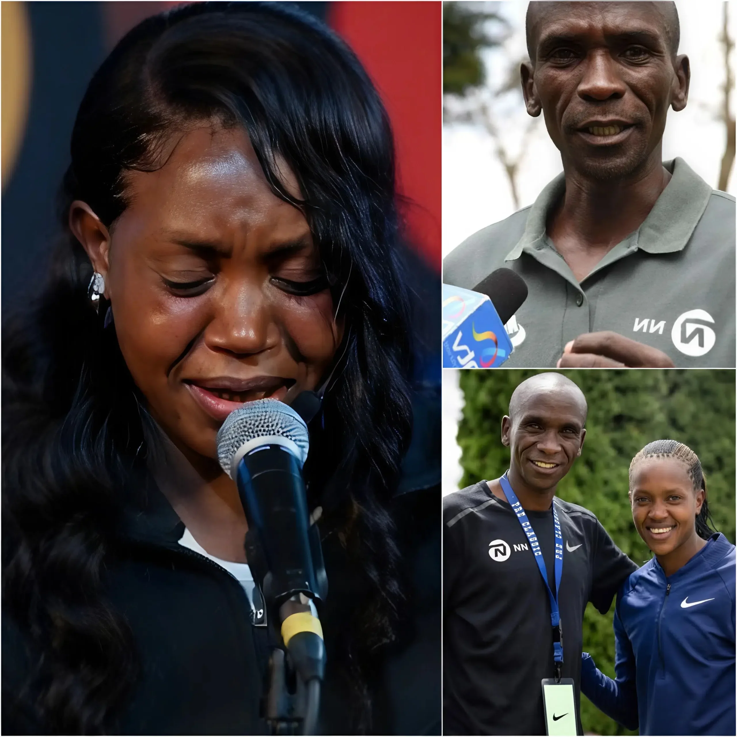 Cover Image for 10 MINUTES AGO 🔔After Receiving The Heartbreaking News About Her Beloved Mentor Eliud Kipchoge, Faith Kipyegon Wrote A Tearful 15-Word Letter, Recounting Their Cherished Memories And Sending Heartfelt Encouragement To The Kenyan Marathon Legend. In Response, Kipchoge Did Something That Left The Entire Sports World Unable To Hold Back Their Tears.