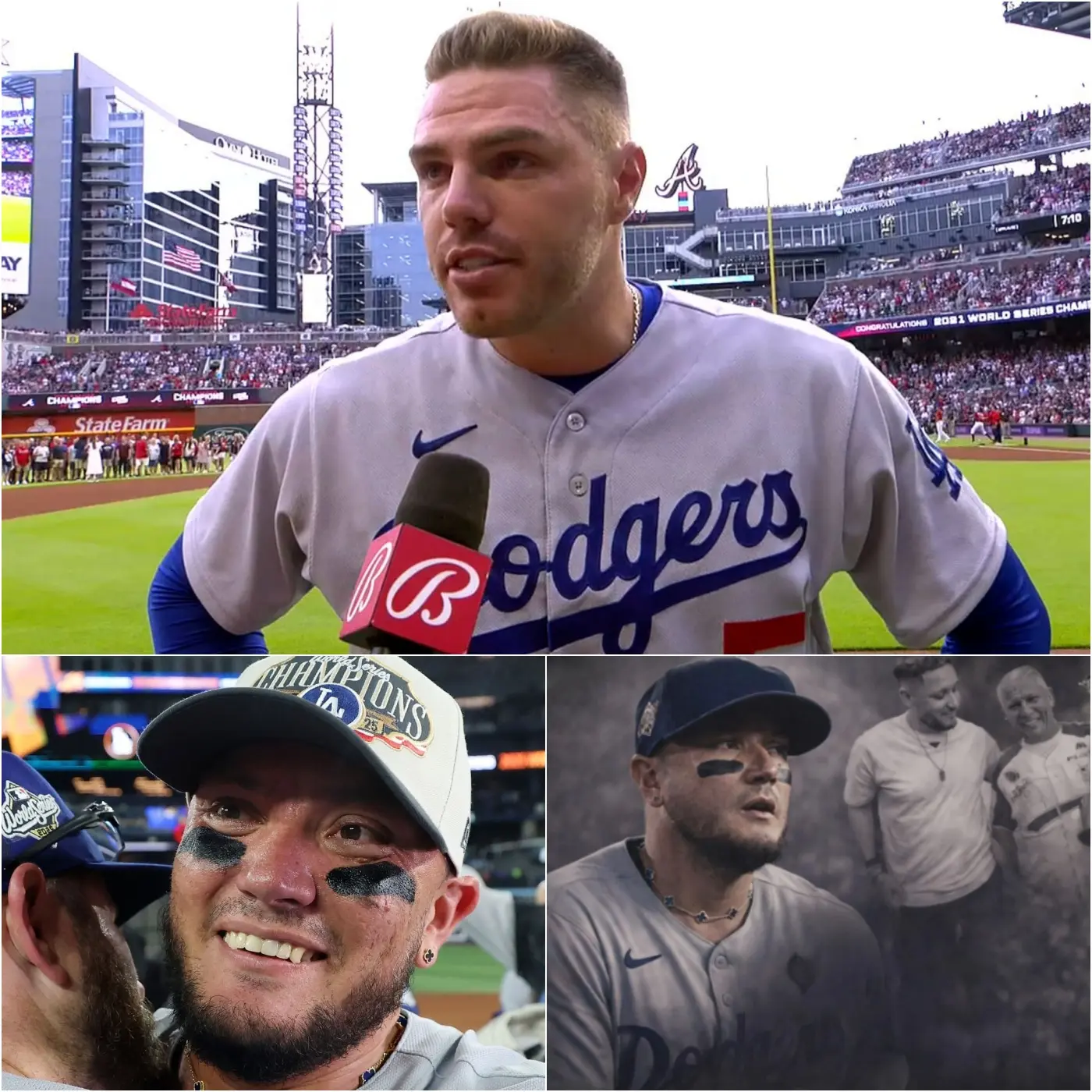 Cover Image for BREAKING NEWS 30 MINUTES AGO: Freddie Freeman sends a heartbreaking message to Miguel Rojas: “I am also a father… what I want most is for my child to be happy.”
