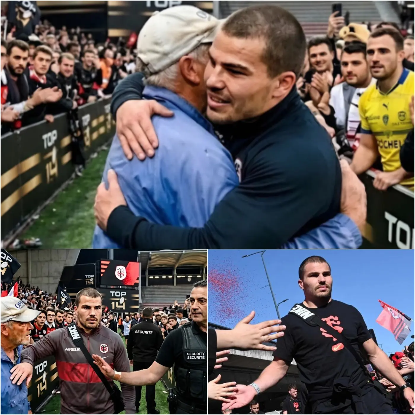 Cover Image for 🔥 INFO FLASH : Le service de sécurité a tenté d’intervenir, mais Antoine Dupont a simplement levé la main, d’un geste posé, en déclarant : « Laissez-le s’approcher. »