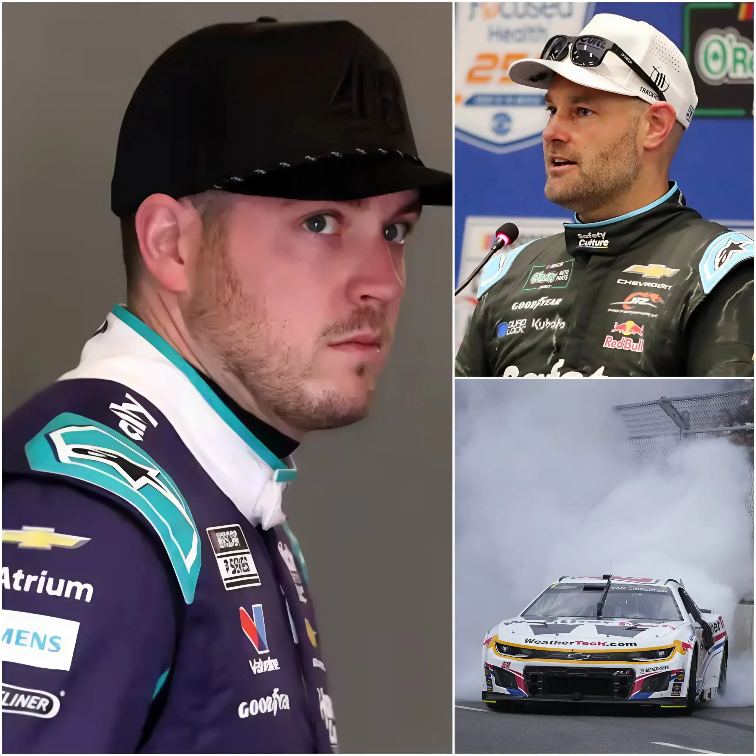 Cover Image for 💥🚨 “A SHAME FOR NASCAR!” Alex Bowman shocked the world by publicly accusing Shane van Gisbergen of cheating at the Food City 500, deliberately causing chaos on the track, sparking an uproar in the NASCAR community