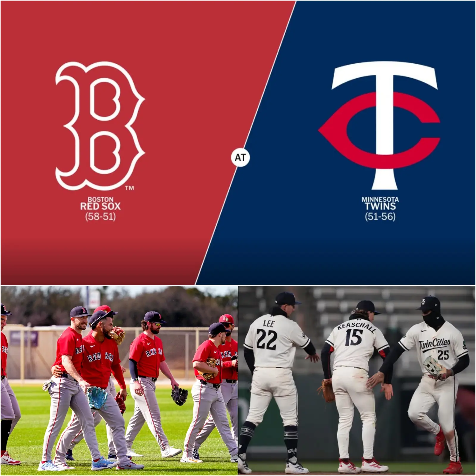 Cover Image for 🚨URGENT NEWS: The game between the Boston Red Sox and the Minnesota Twins has been postponed and rescheduled. This decision was made after a two-hour emergency meeting of Major League Baseball officials, and the reason is directly related to a Red Sox player… See full details below.