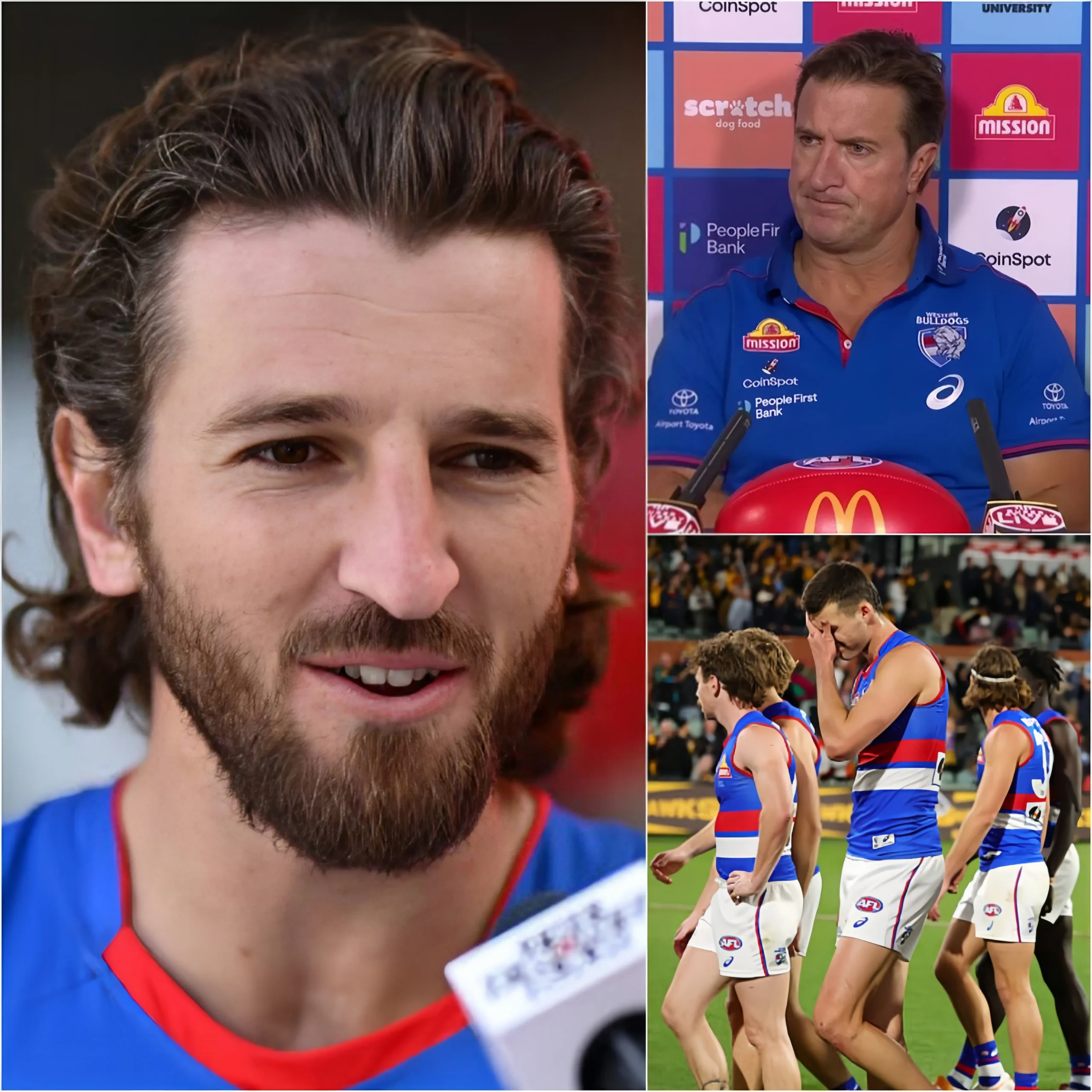 Cover Image for âIF YOU KEEP HIM, I SWEAR I WONâT PLAY!â Ahead of the high-stakes showdown against Geelong, Bulldogs star Marcus Bontempelli sent a dramatic ultimatum to head coach Luke Beveridge, demanding that a specific player be dropped from the Bulldogsâ lineu