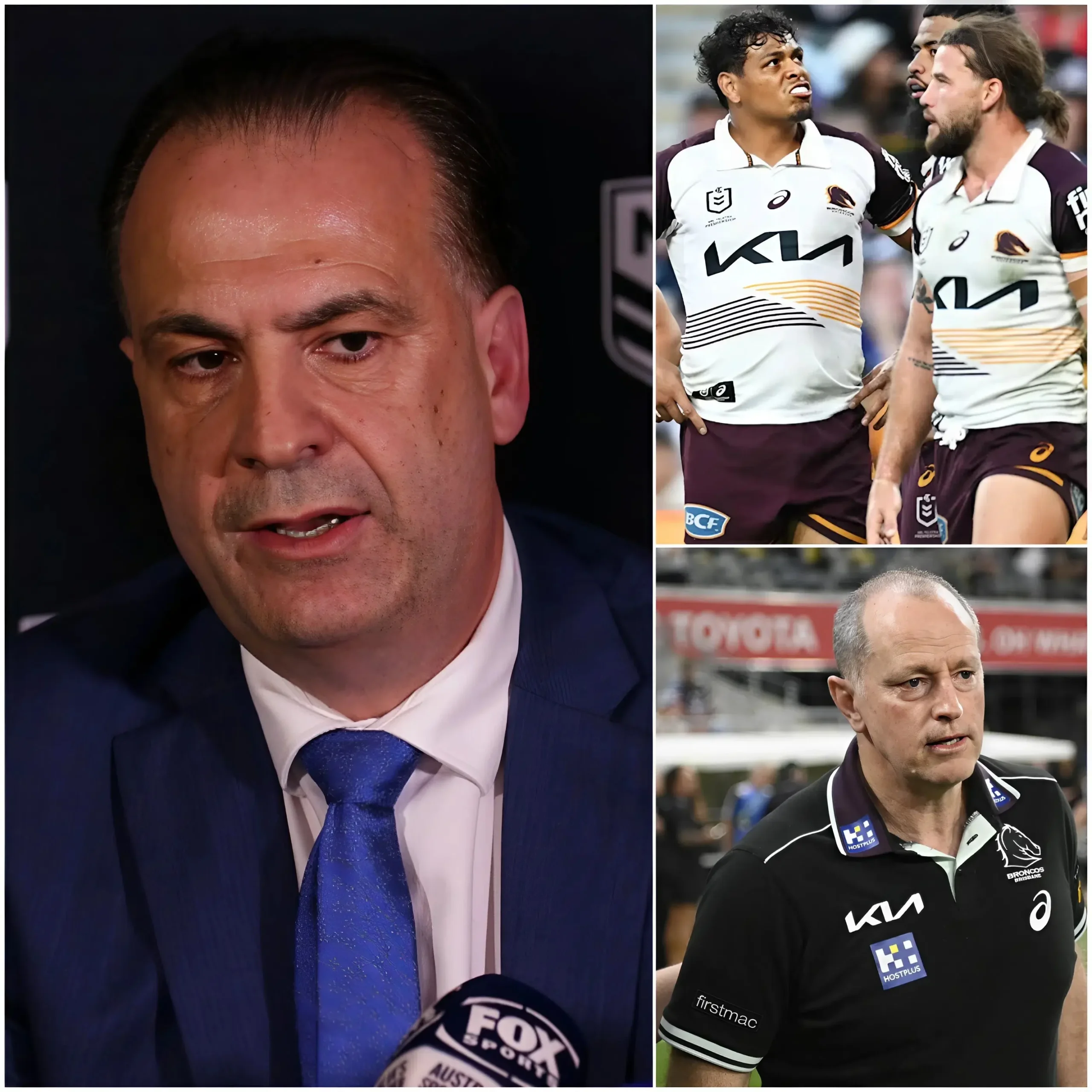 Cover Image for BREAKING NEWS: Head coach Michael Maguire has suffered a major setback ahead of the clash with the Wests Tigers, as the NRL has banned the Brisbane-based side from registering two players due to rule violations.