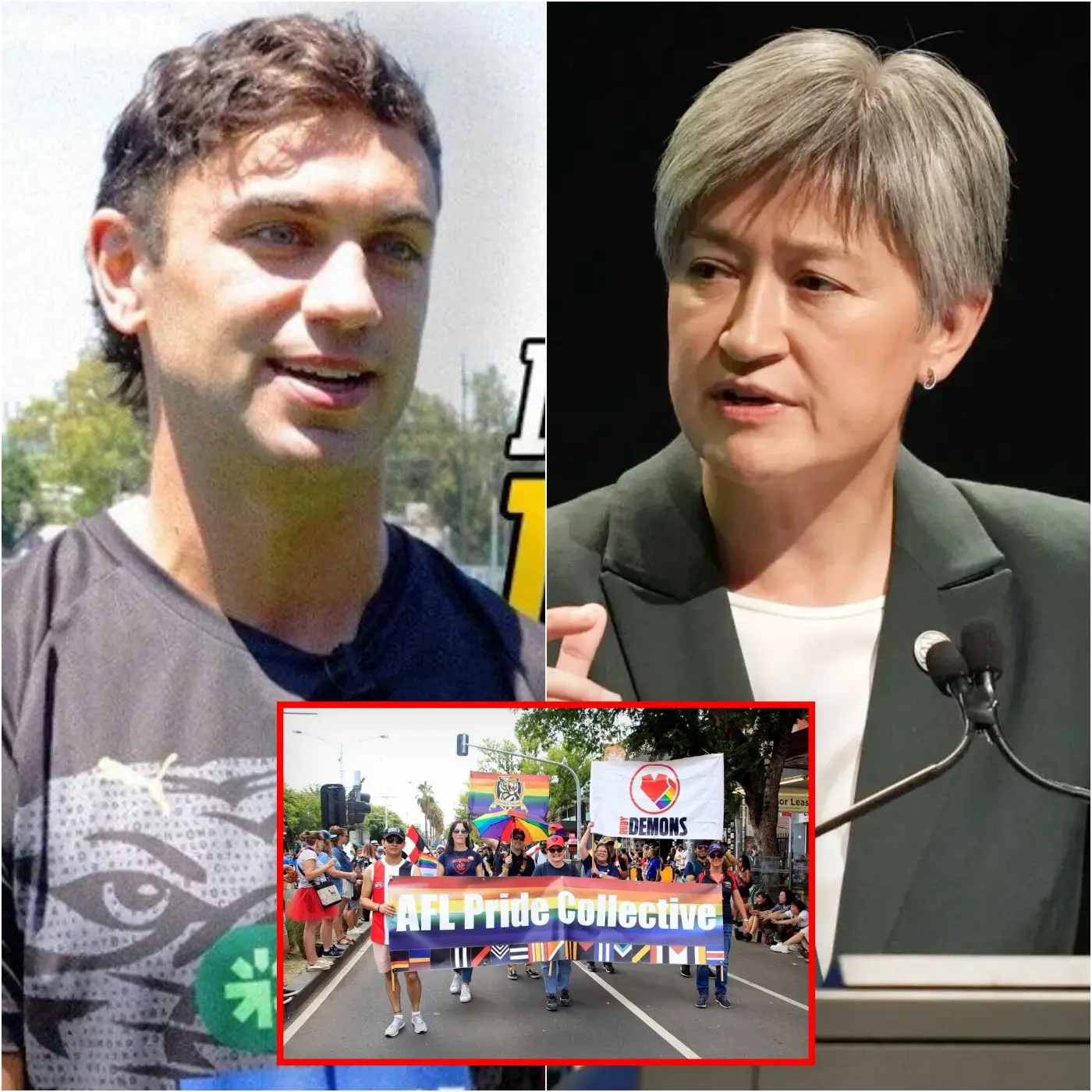 Cover Image for đĽ đŻâSIT DOWN, Barbie!â â Tim Taranto, the Richmond star, caused a sensation on live television when he responded without hesitation to Foreign Secretary Penny Wong after being called a âTRAITORâ for not participating in an LGBT awareness campaign in Australia