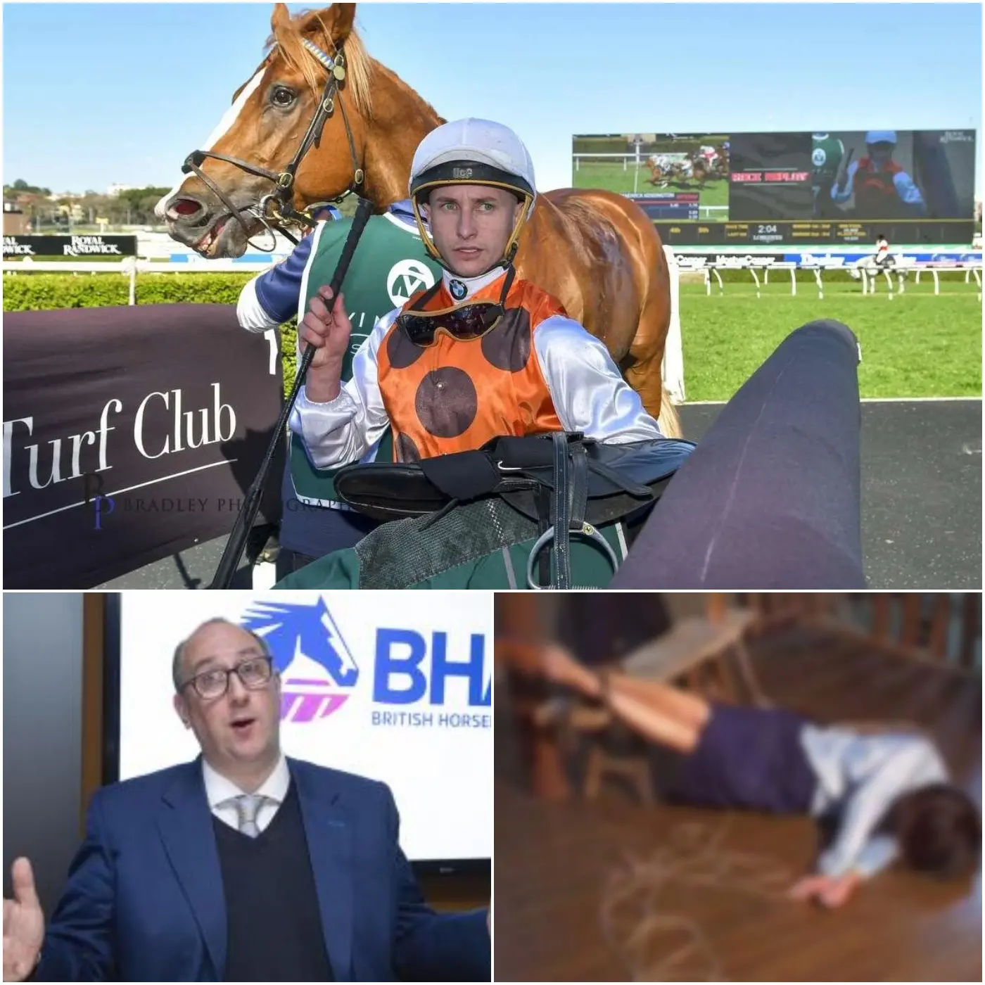 Cover Image for “THE BIGGEST SCANDAL” Top rider James Innes Jr was suddenly banned for life for his involvement in a scandal involving women, suddenly spoke out about many allegations of sexual misconduct, causing outrage around the world, causing the BHA to suffer its biggest loss ever.