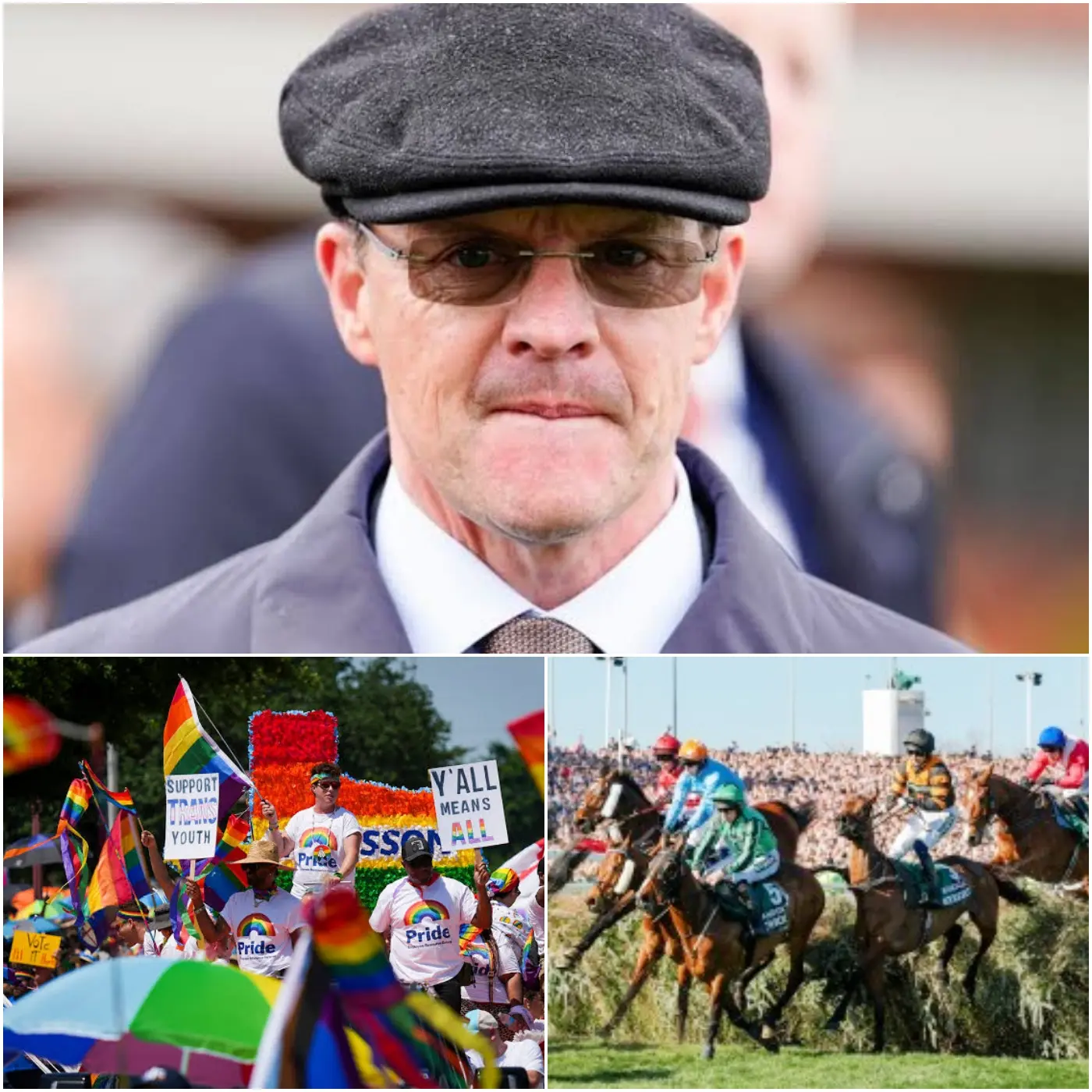 Cover Image for “I respect every individual, but horse racing should not be confused between politics and passion for sport” World-famous horse breeder Aidan O’Brien caused a stir when he spoke out about the BHA accepting LGBT riders and organizing a “Pride Night” causing a lot of controversy on social networks about the corruption of this sport.