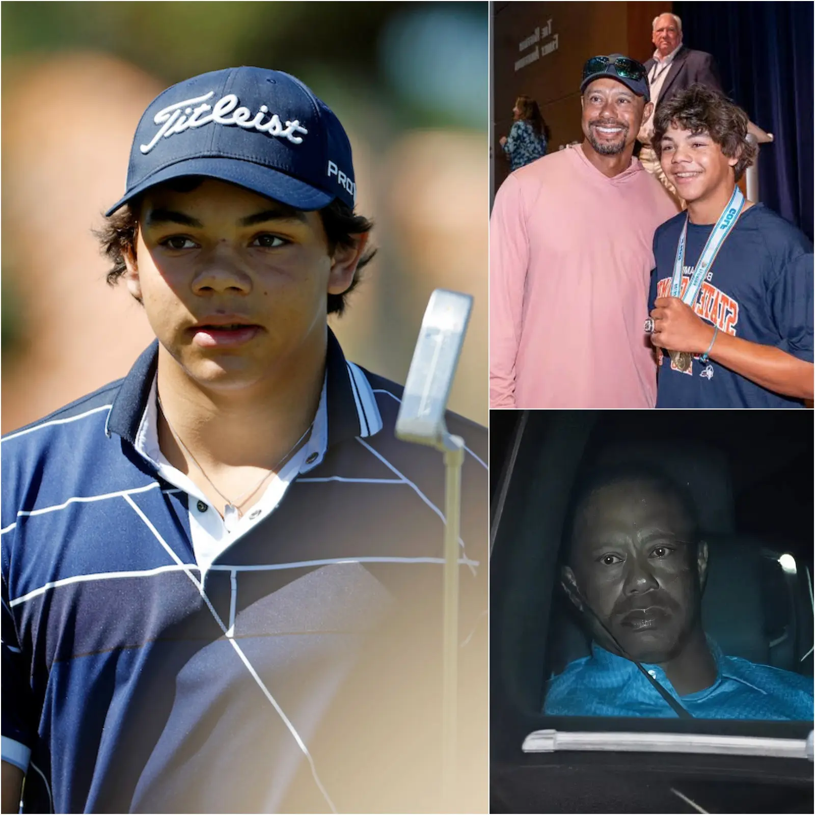 Cover Image for 🔴 “HE IS THE ONE WHO TURNED MY FATHER INTO THIS! I HAVE THE EVIDENCE IN MY HANDS!” – Charlie Woods, son of Tiger Woods, unexpectedly spoke out amidst the scandal surrounding his father’s alcohol-related accident