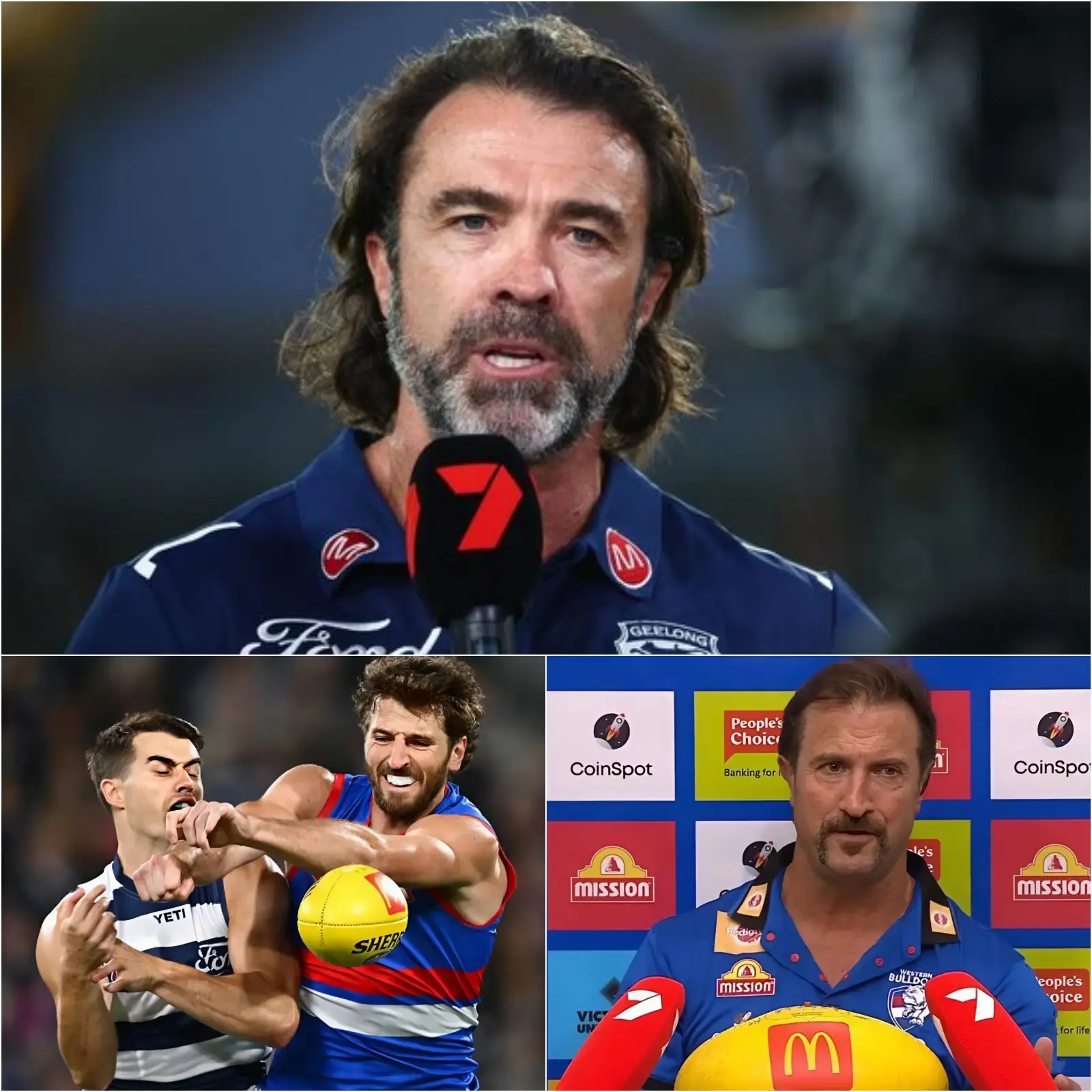 Cover Image for “I WILL NEVER RESPECT HIM – NO MATTER WHO HE IS.” With that single powerful statement, Geelong Cats head coach Chris Scott ignited a media storm following their devastating 56-131 loss to Geelong.