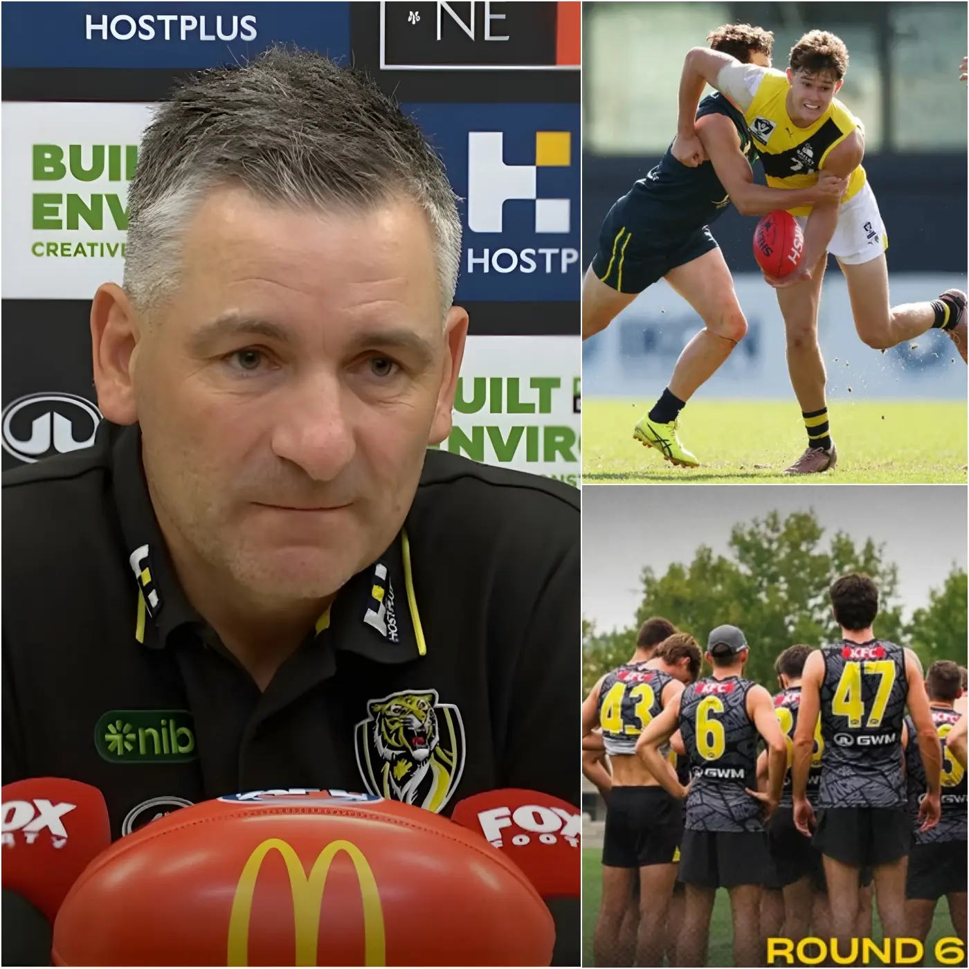 Cover Image for BAD NEWS HAS ARRIVED: The Richmond Tigers have suffered an unexpected injury setback ahead of their game against North Melbourne